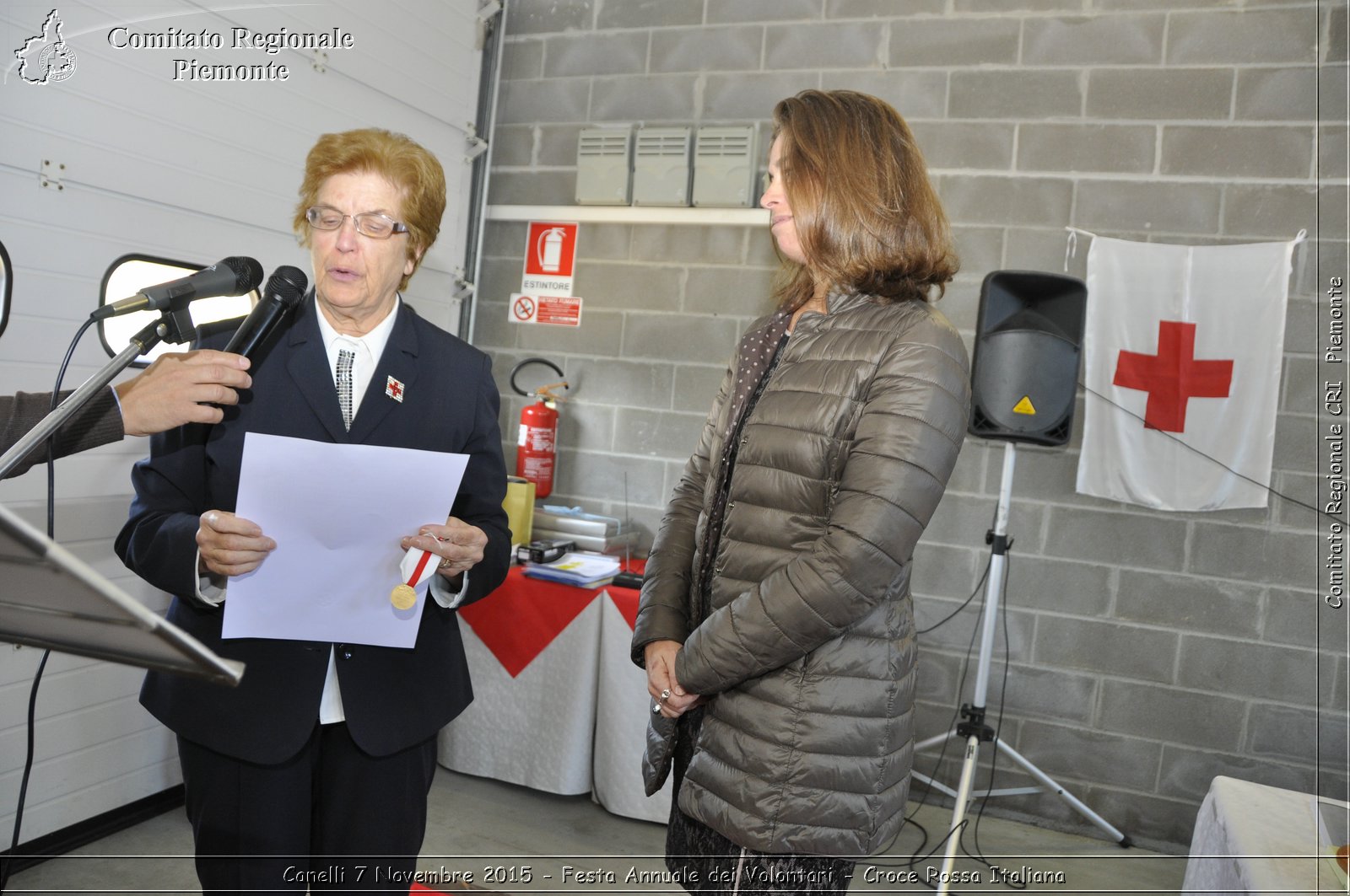 Canelli 7 Novembre 2015 - Festa Annuale dei Volontari - Croce Rossa Italiana- Comitato Regionale del Piemonte