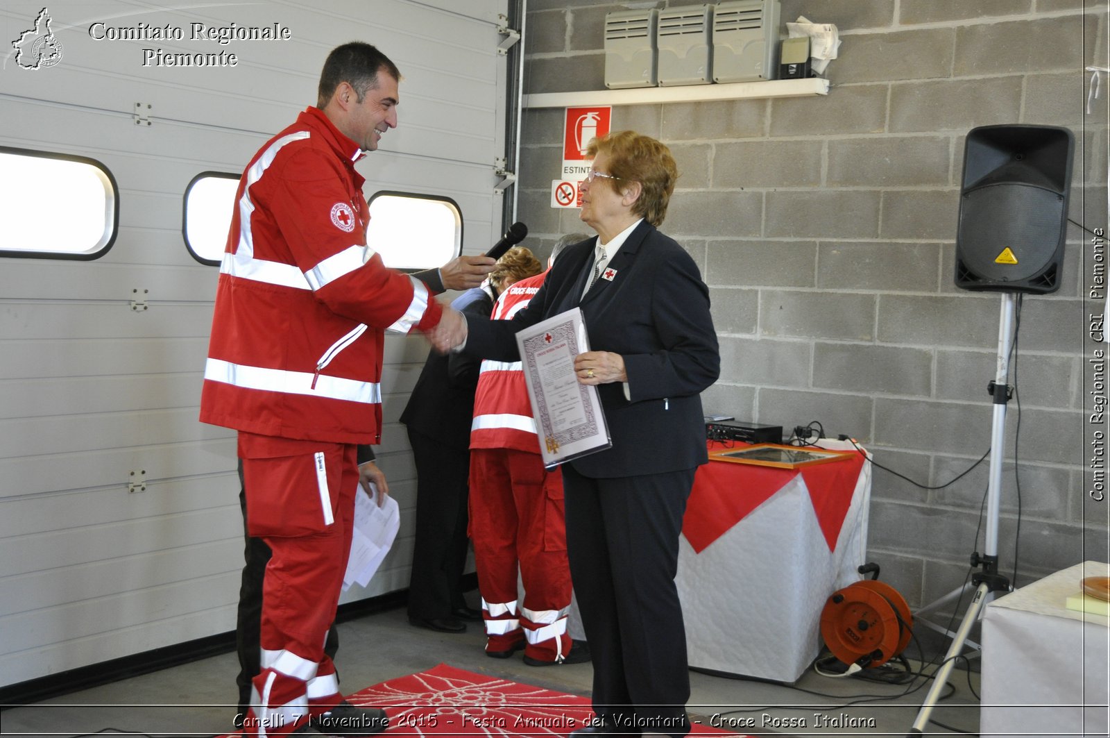 Canelli 7 Novembre 2015 - Festa Annuale dei Volontari - Croce Rossa Italiana- Comitato Regionale del Piemonte