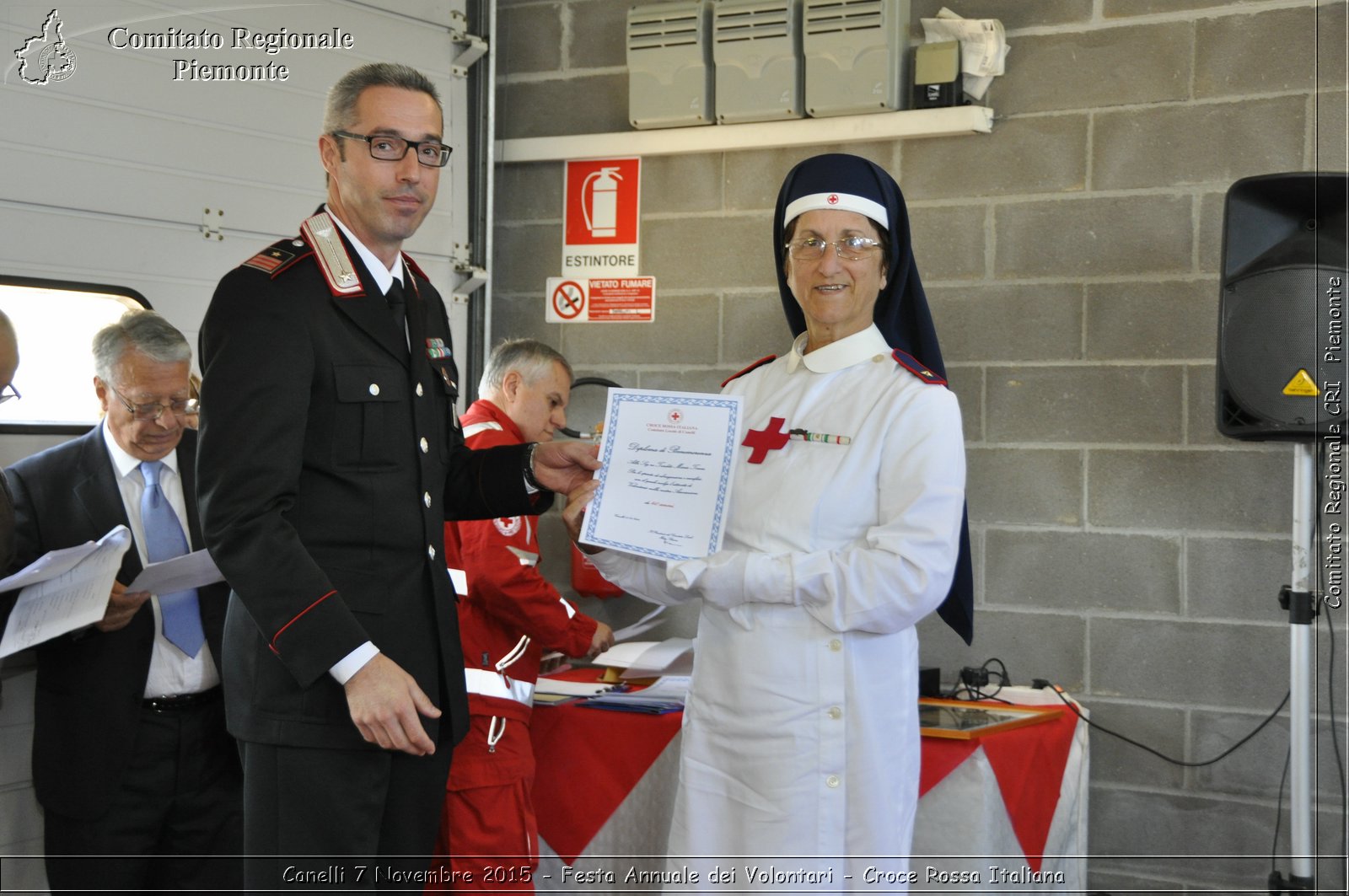 Canelli 7 Novembre 2015 - Festa Annuale dei Volontari - Croce Rossa Italiana- Comitato Regionale del Piemonte