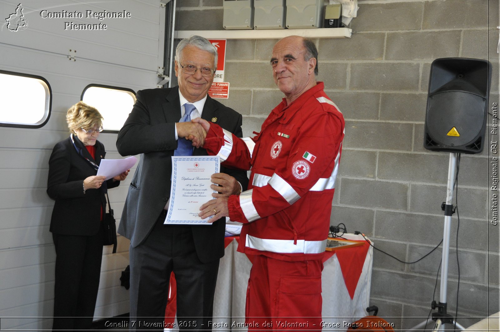 Canelli 7 Novembre 2015 - Festa Annuale dei Volontari - Croce Rossa Italiana- Comitato Regionale del Piemonte