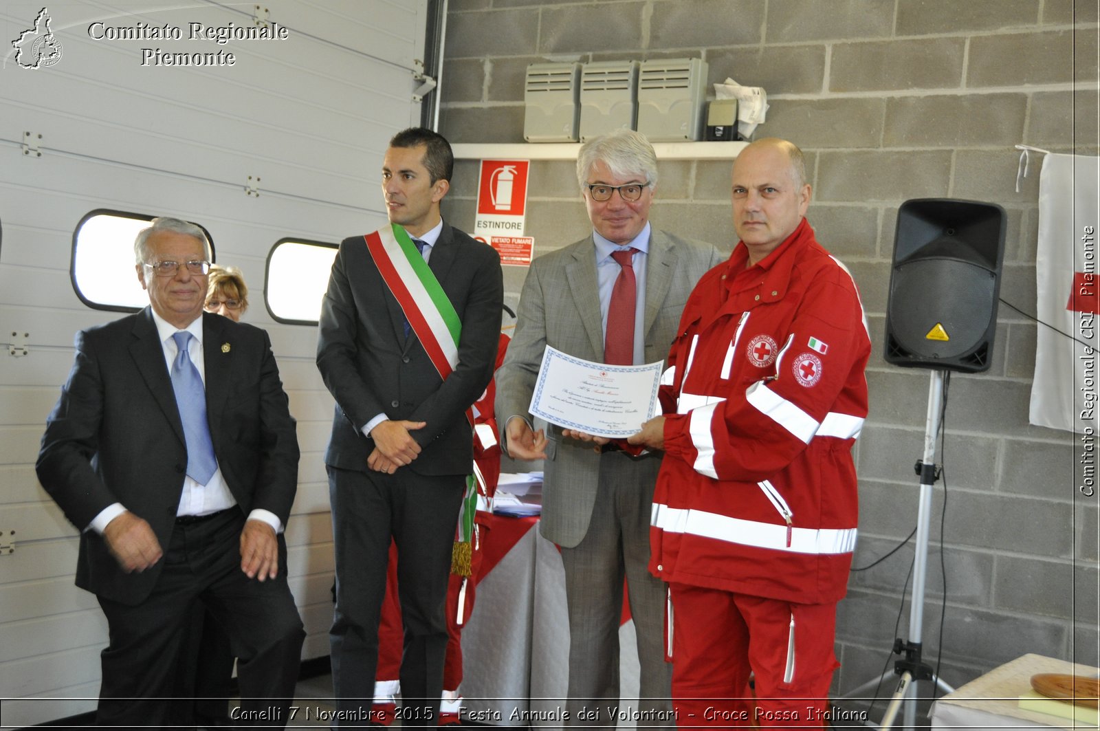 Canelli 7 Novembre 2015 - Festa Annuale dei Volontari - Croce Rossa Italiana- Comitato Regionale del Piemonte