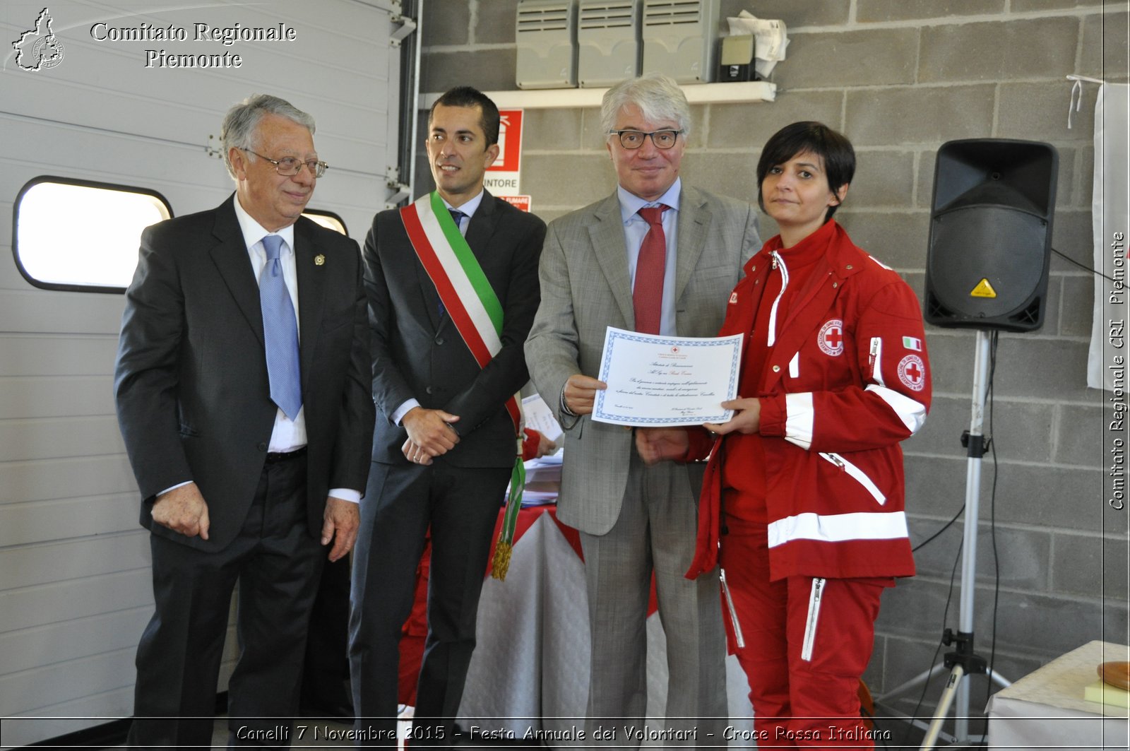 Canelli 7 Novembre 2015 - Festa Annuale dei Volontari - Croce Rossa Italiana- Comitato Regionale del Piemonte