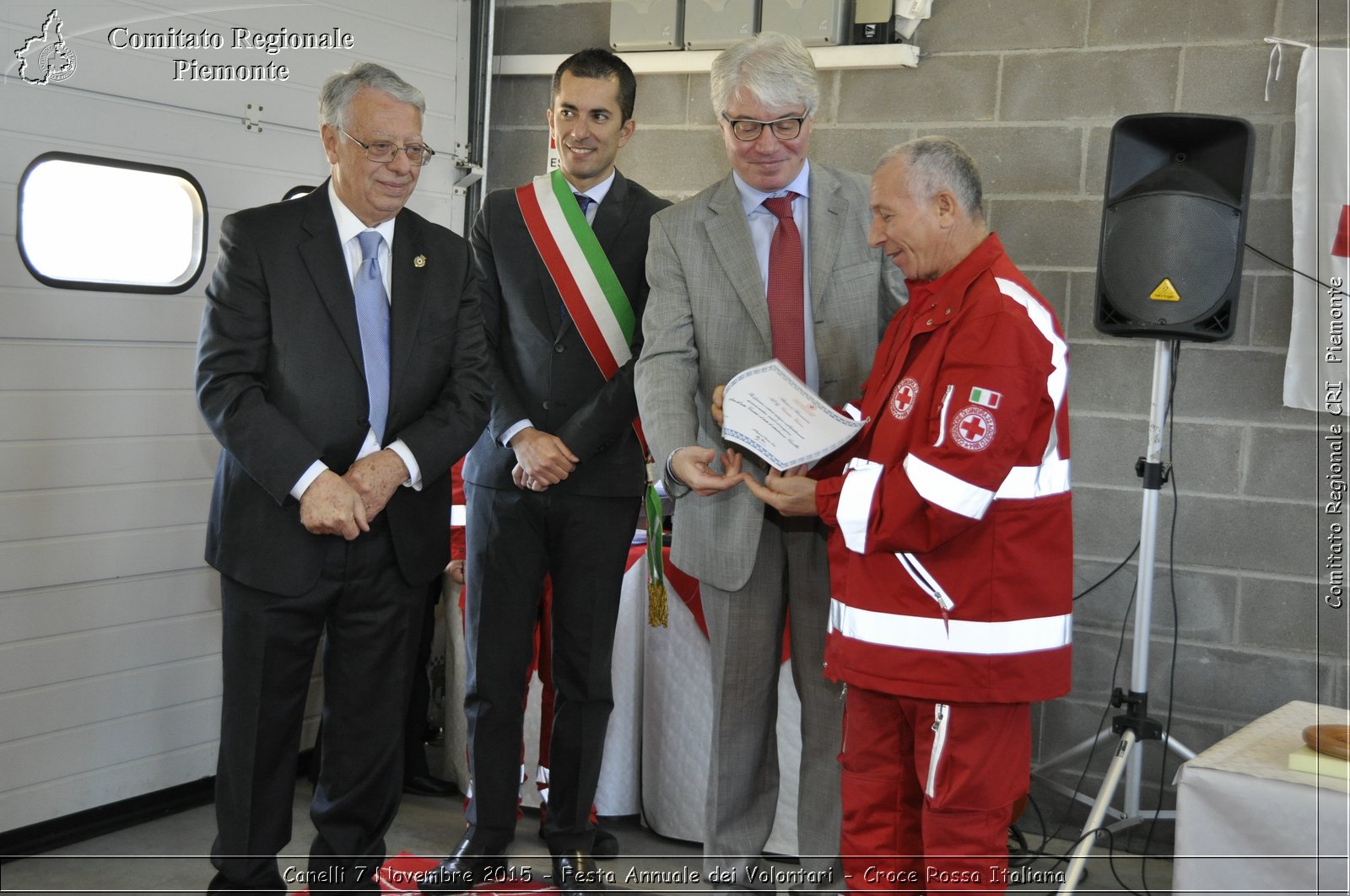 Canelli 7 Novembre 2015 - Festa Annuale dei Volontari - Croce Rossa Italiana- Comitato Regionale del Piemonte