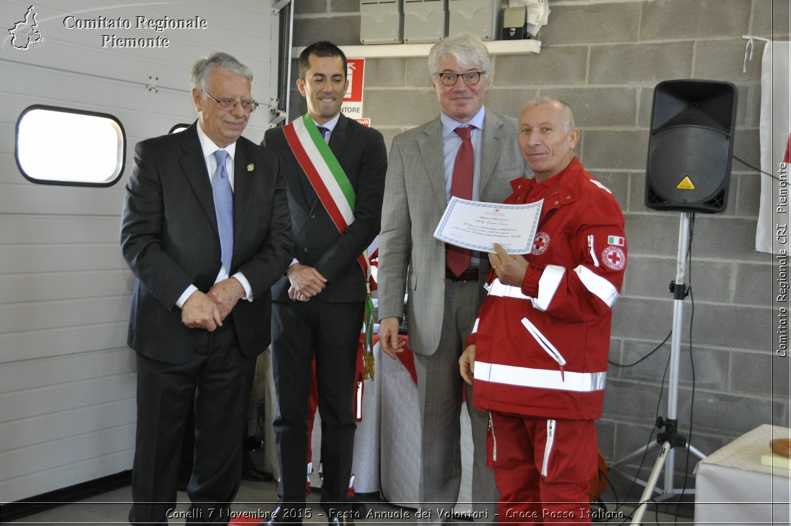 Canelli 7 Novembre 2015 - Festa Annuale dei Volontari - Croce Rossa Italiana- Comitato Regionale del Piemonte