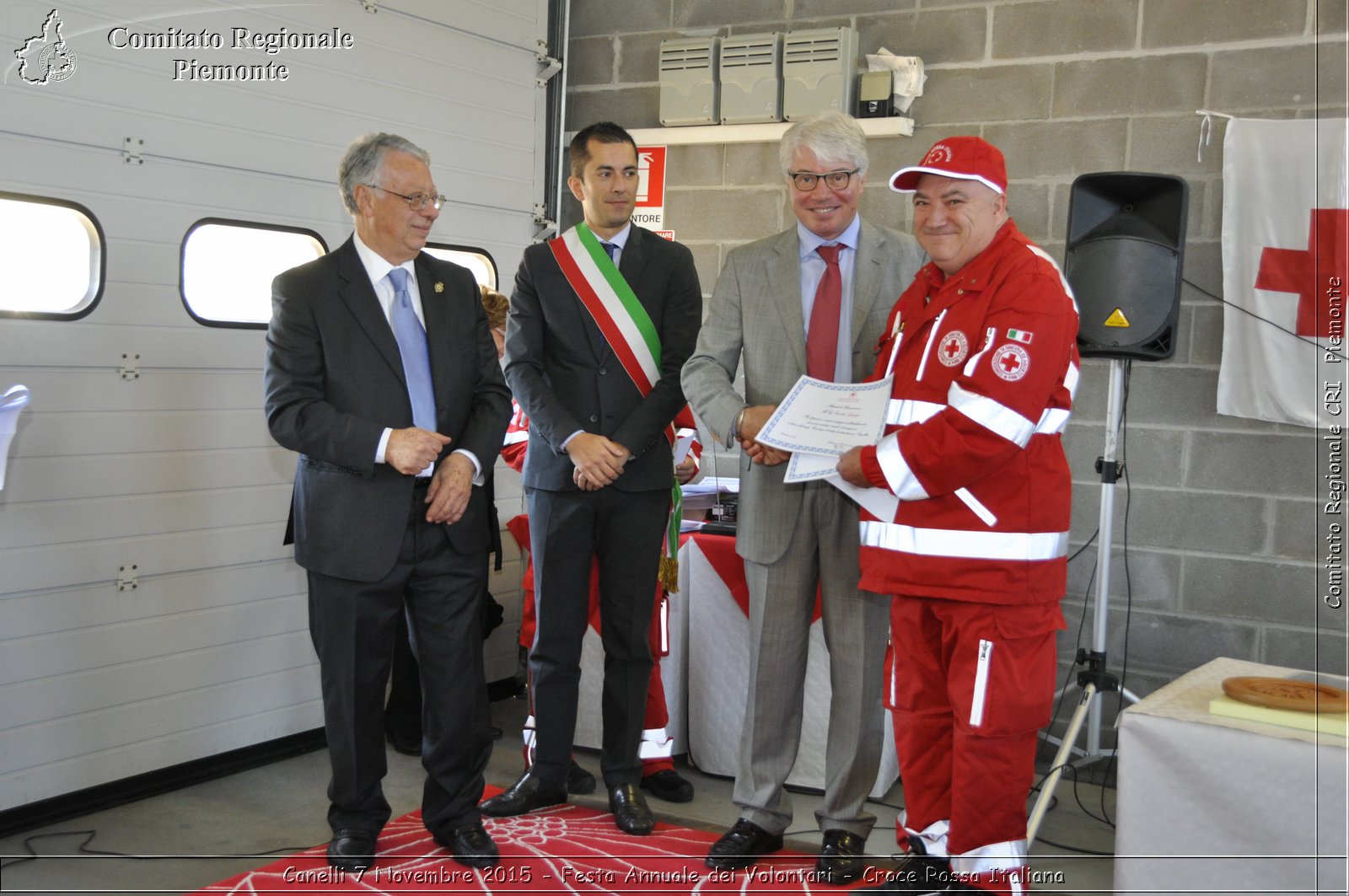 Canelli 7 Novembre 2015 - Festa Annuale dei Volontari - Croce Rossa Italiana- Comitato Regionale del Piemonte