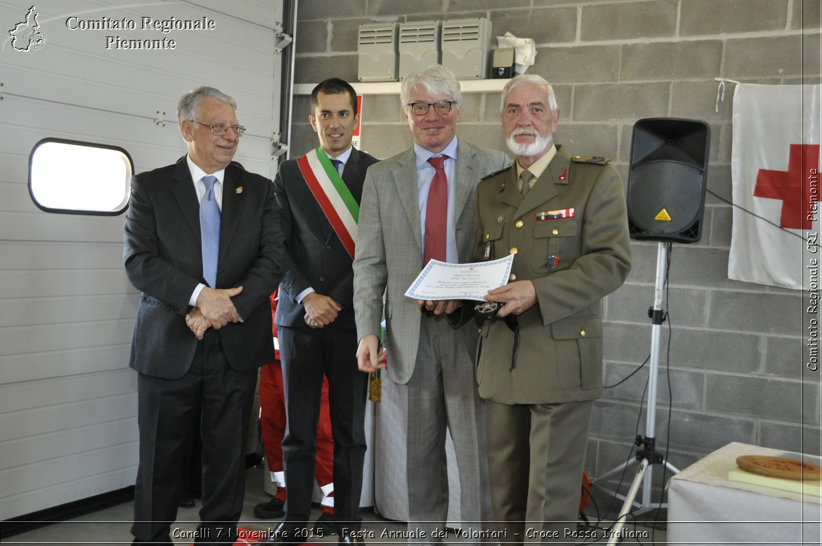 Canelli 7 Novembre 2015 - Festa Annuale dei Volontari - Croce Rossa Italiana- Comitato Regionale del Piemonte