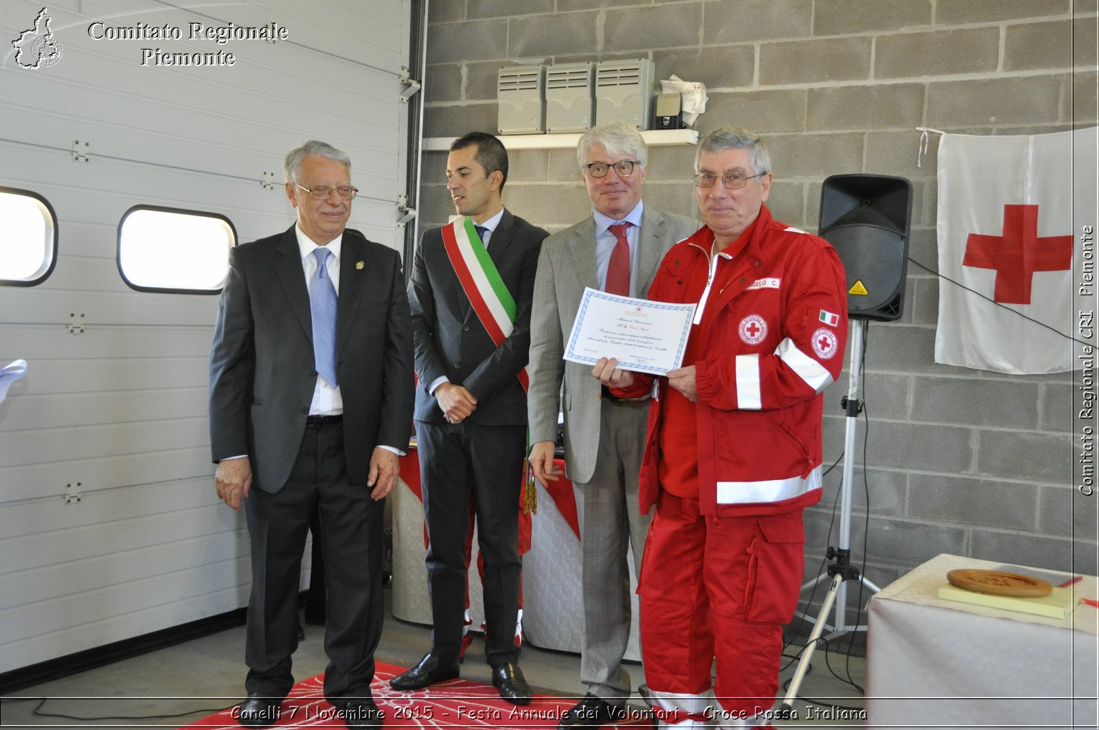 Canelli 7 Novembre 2015 - Festa Annuale dei Volontari - Croce Rossa Italiana- Comitato Regionale del Piemonte