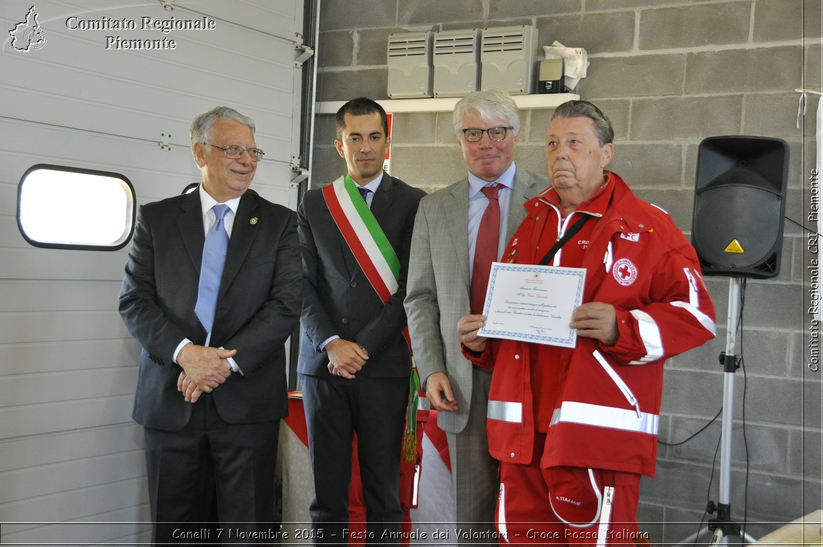 Canelli 7 Novembre 2015 - Festa Annuale dei Volontari - Croce Rossa Italiana- Comitato Regionale del Piemonte