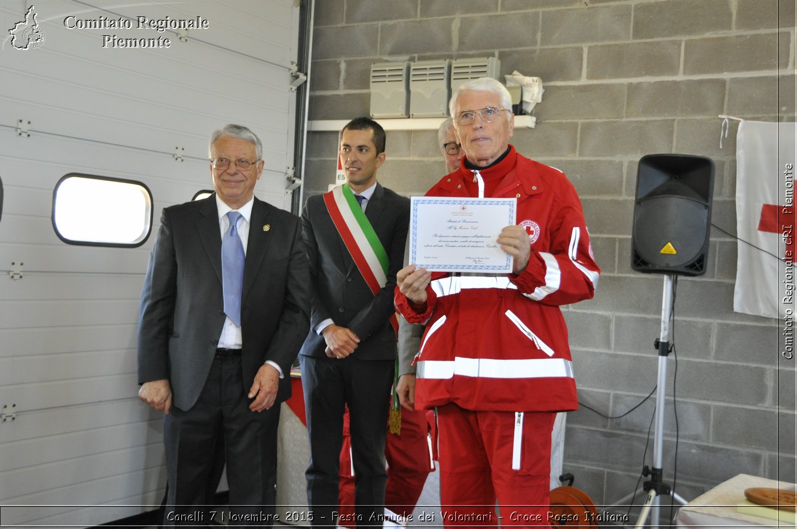 Canelli 7 Novembre 2015 - Festa Annuale dei Volontari - Croce Rossa Italiana- Comitato Regionale del Piemonte