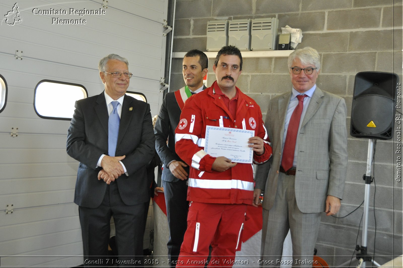 Canelli 7 Novembre 2015 - Festa Annuale dei Volontari - Croce Rossa Italiana- Comitato Regionale del Piemonte