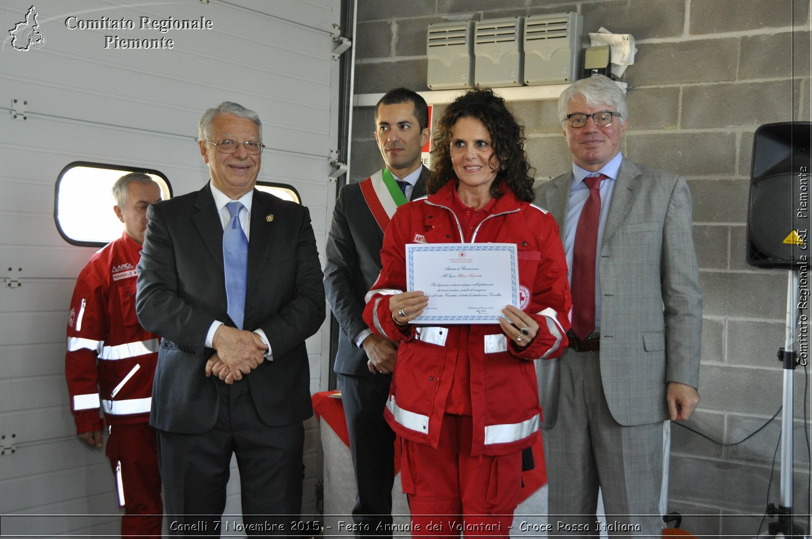 Canelli 7 Novembre 2015 - Festa Annuale dei Volontari - Croce Rossa Italiana- Comitato Regionale del Piemonte