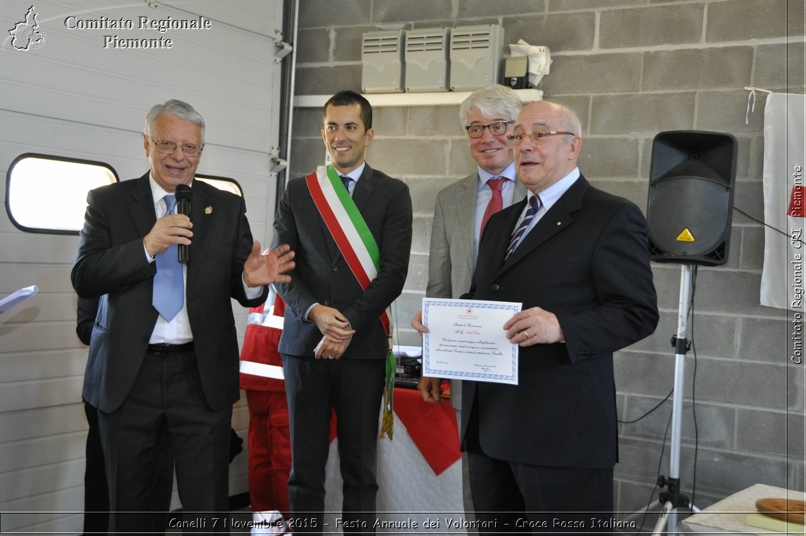 Canelli 7 Novembre 2015 - Festa Annuale dei Volontari - Croce Rossa Italiana- Comitato Regionale del Piemonte