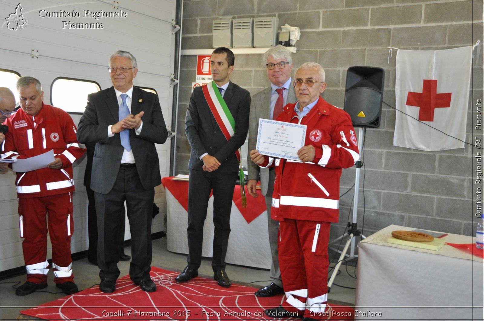 Canelli 7 Novembre 2015 - Festa Annuale dei Volontari - Croce Rossa Italiana- Comitato Regionale del Piemonte