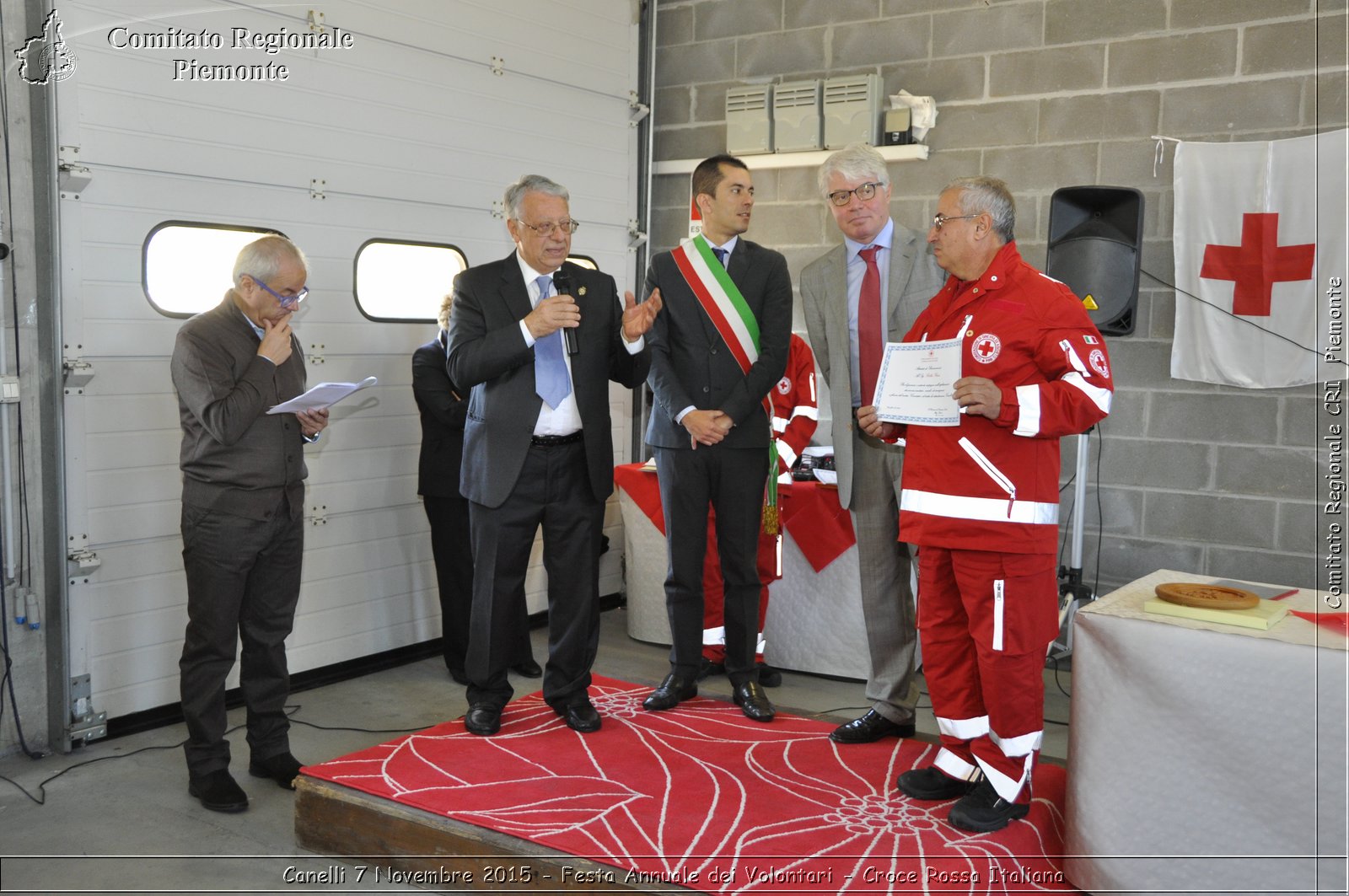 Canelli 7 Novembre 2015 - Festa Annuale dei Volontari - Croce Rossa Italiana- Comitato Regionale del Piemonte