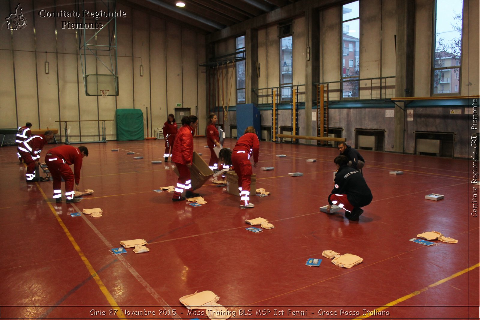 Cirie 27 Novembre 2015 - Mass Training BLS MSP Ist Fermi - Croce Rossa Italiana- Comitato Regionale del Piemonte