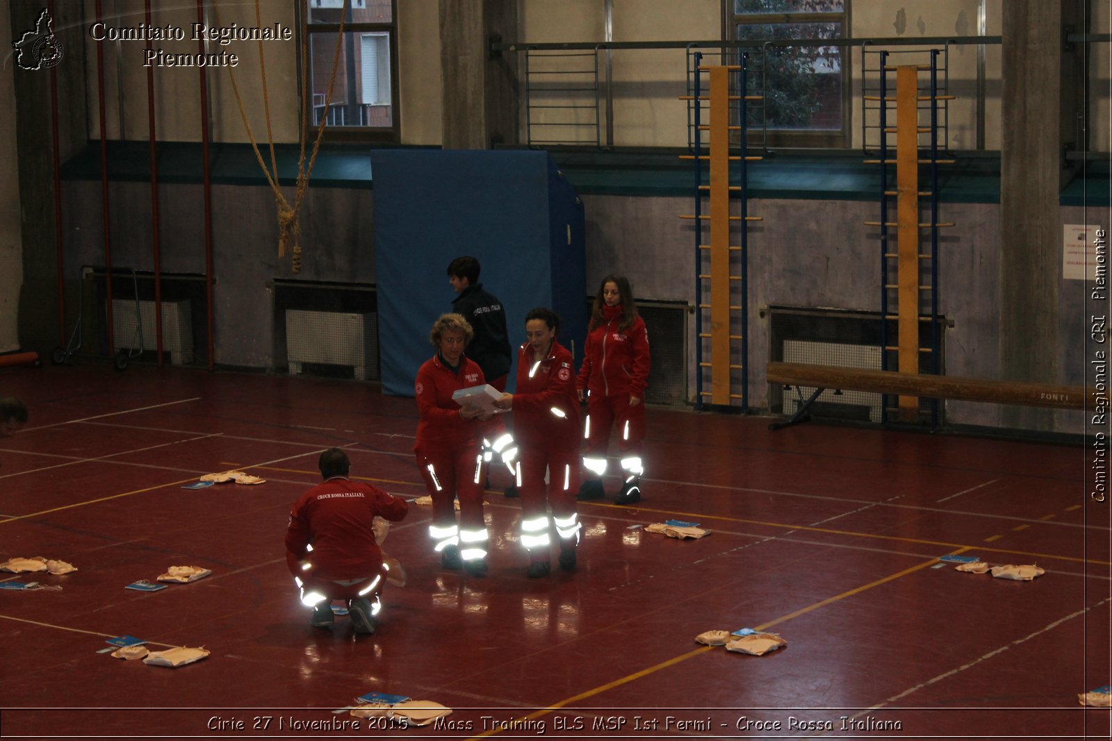 Cirie 27 Novembre 2015 - Mass Training BLS MSP Ist Fermi - Croce Rossa Italiana- Comitato Regionale del Piemonte