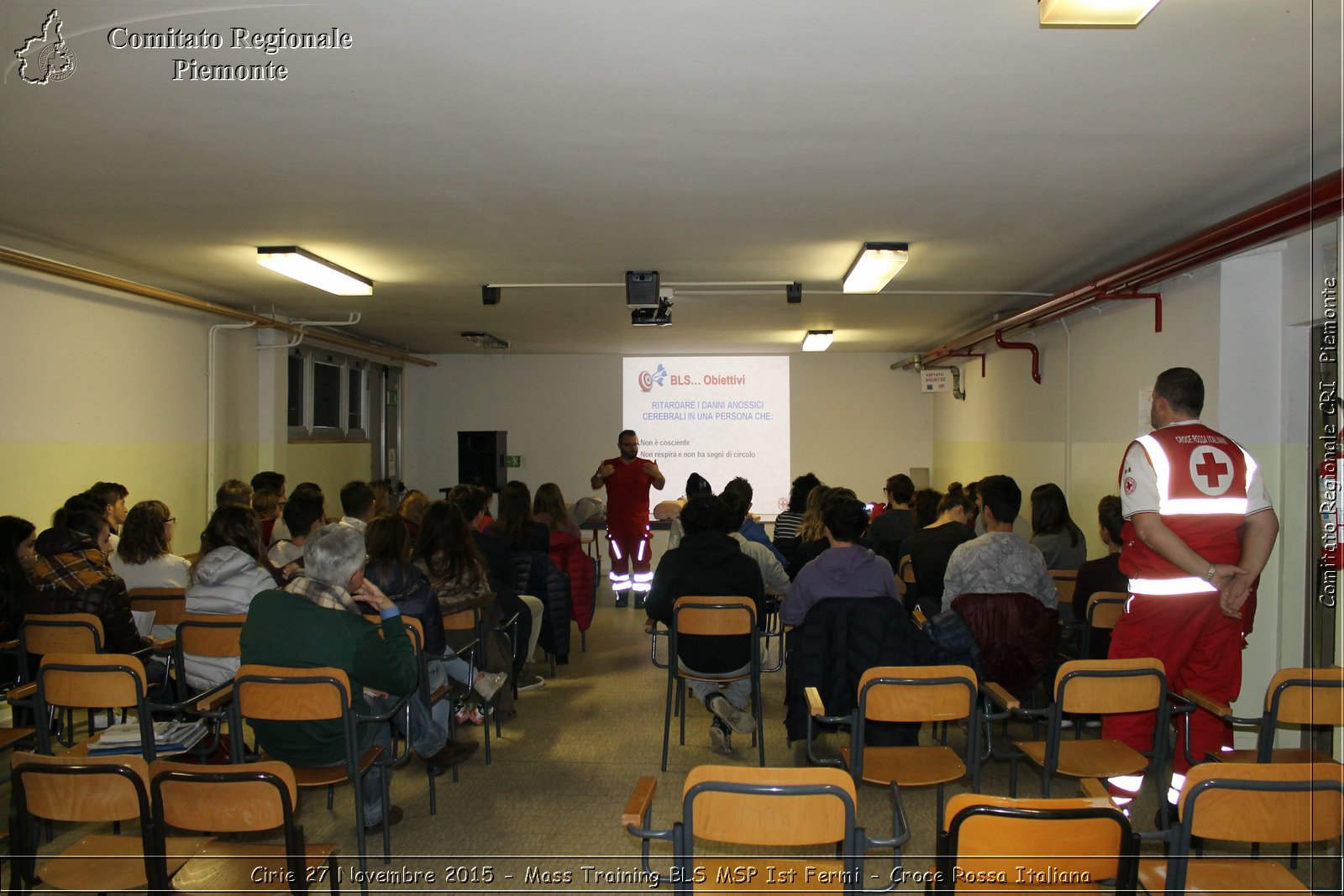 Cirie 27 Novembre 2015 - Mass Training BLS MSP Ist Fermi - Croce Rossa Italiana- Comitato Regionale del Piemonte