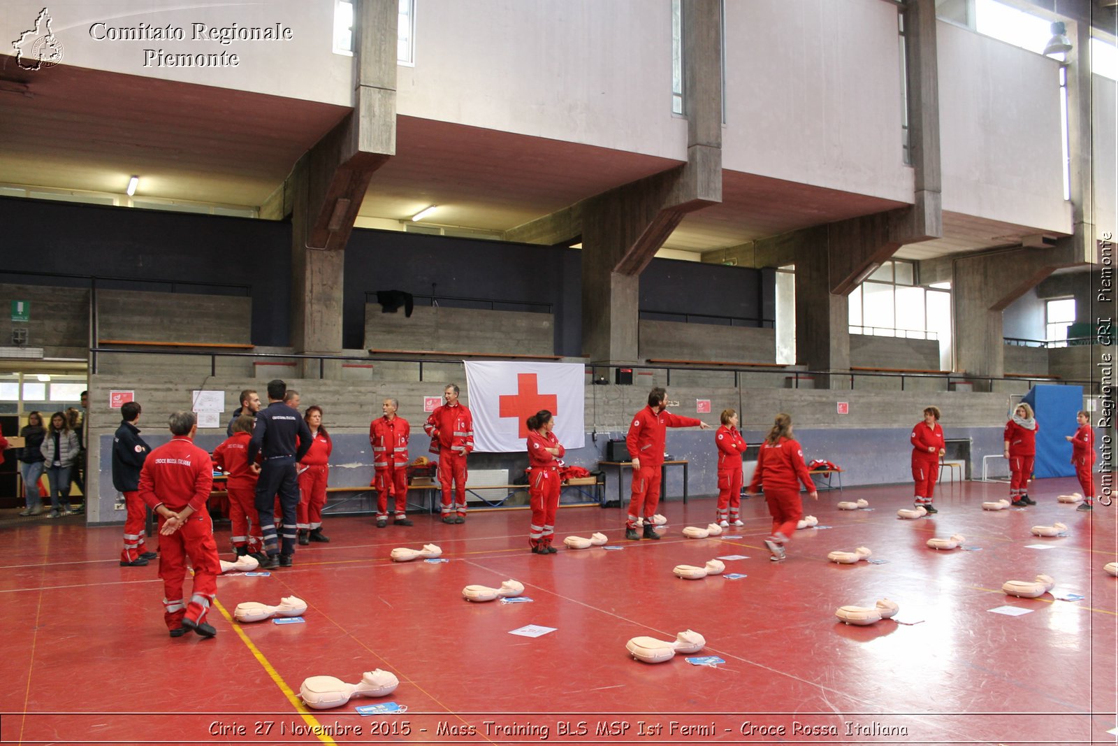 Cirie 27 Novembre 2015 - Mass Training BLS MSP Ist Fermi - Croce Rossa Italiana- Comitato Regionale del Piemonte