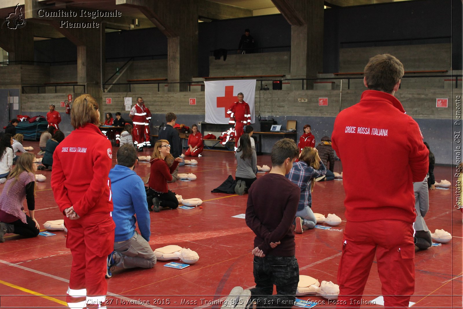 Cirie 27 Novembre 2015 - Mass Training BLS MSP Ist Fermi - Croce Rossa Italiana- Comitato Regionale del Piemonte