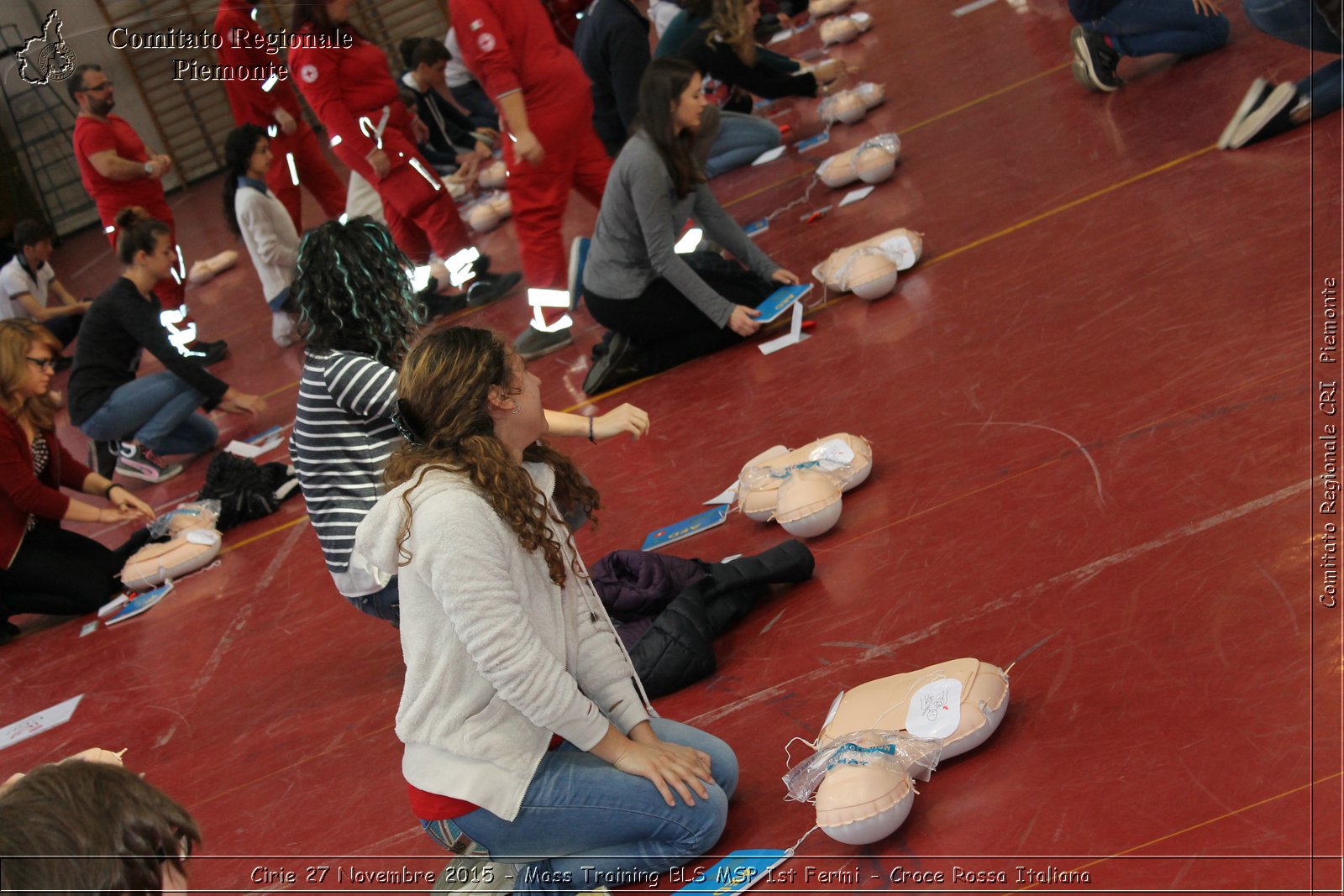 Cirie 27 Novembre 2015 - Mass Training BLS MSP Ist Fermi - Croce Rossa Italiana- Comitato Regionale del Piemonte