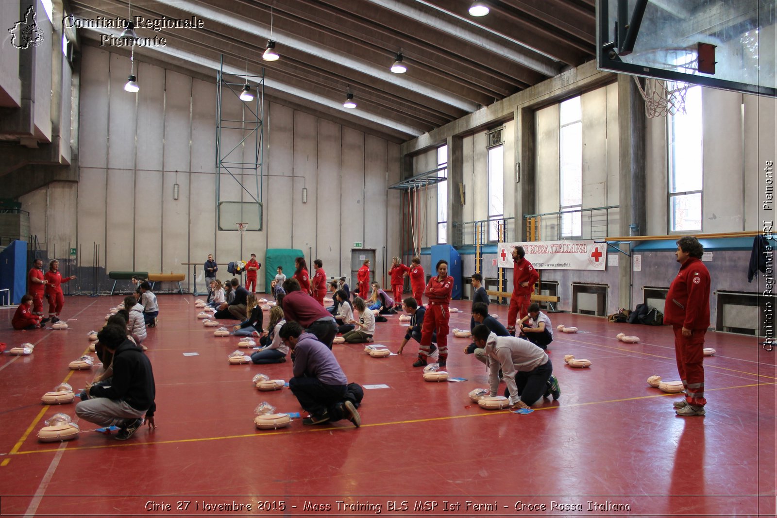 Cirie 27 Novembre 2015 - Mass Training BLS MSP Ist Fermi - Croce Rossa Italiana- Comitato Regionale del Piemonte