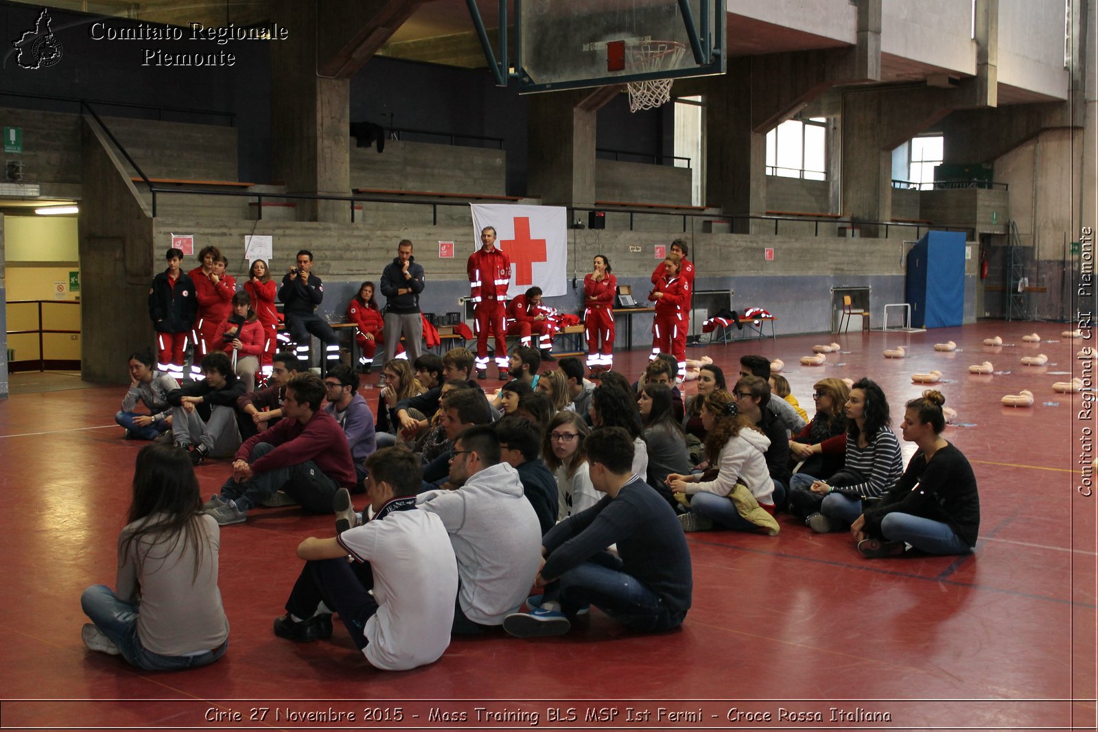 Cirie 27 Novembre 2015 - Mass Training BLS MSP Ist Fermi - Croce Rossa Italiana- Comitato Regionale del Piemonte