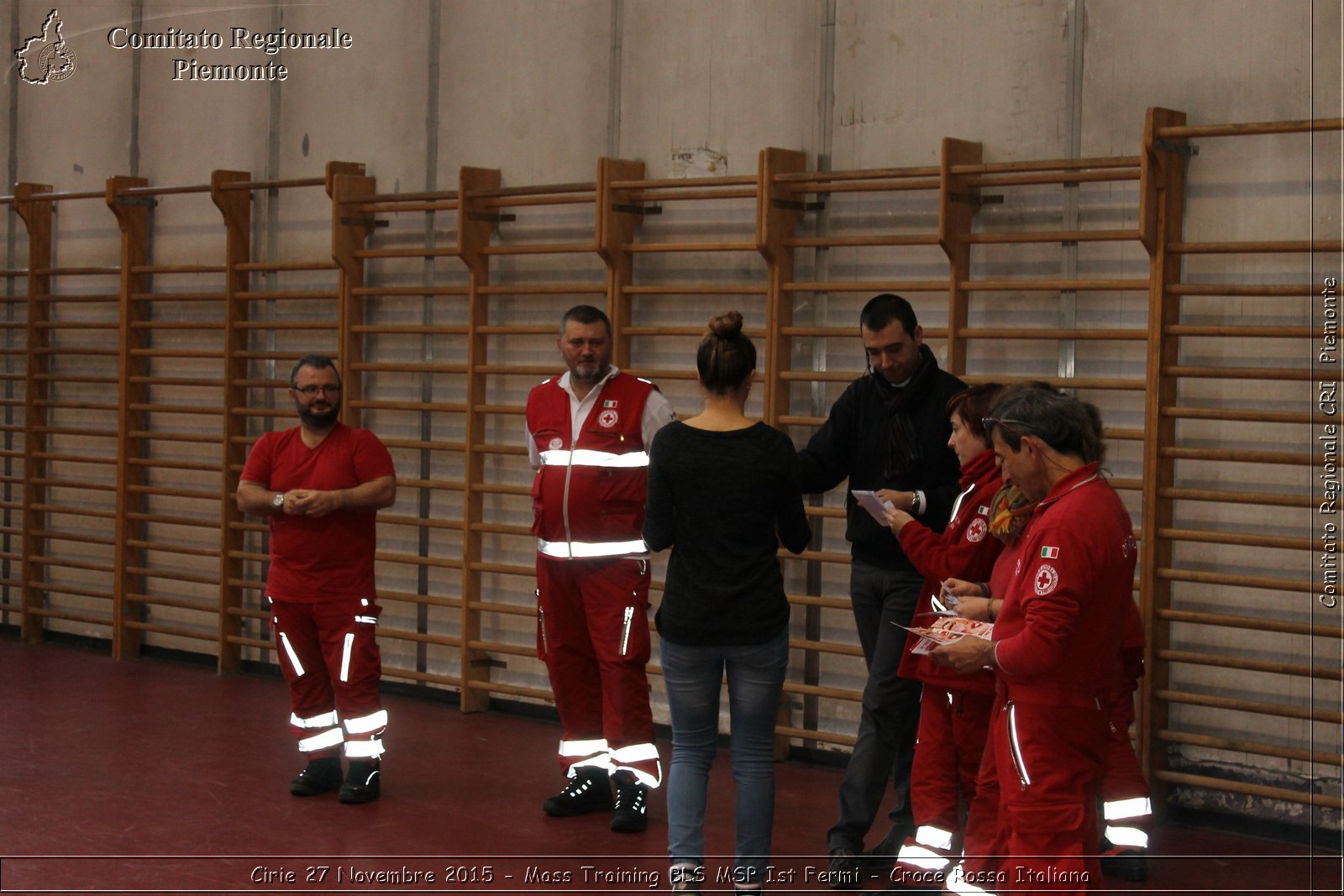 Cirie 27 Novembre 2015 - Mass Training BLS MSP Ist Fermi - Croce Rossa Italiana- Comitato Regionale del Piemonte