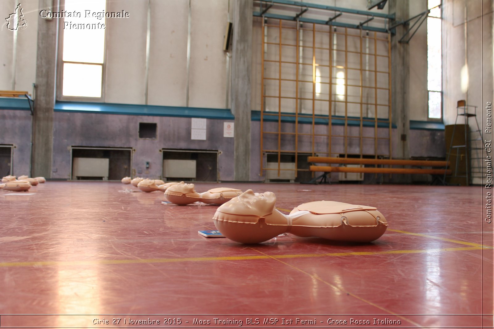 Cirie 27 Novembre 2015 - Mass Training BLS MSP Ist Fermi - Croce Rossa Italiana- Comitato Regionale del Piemonte