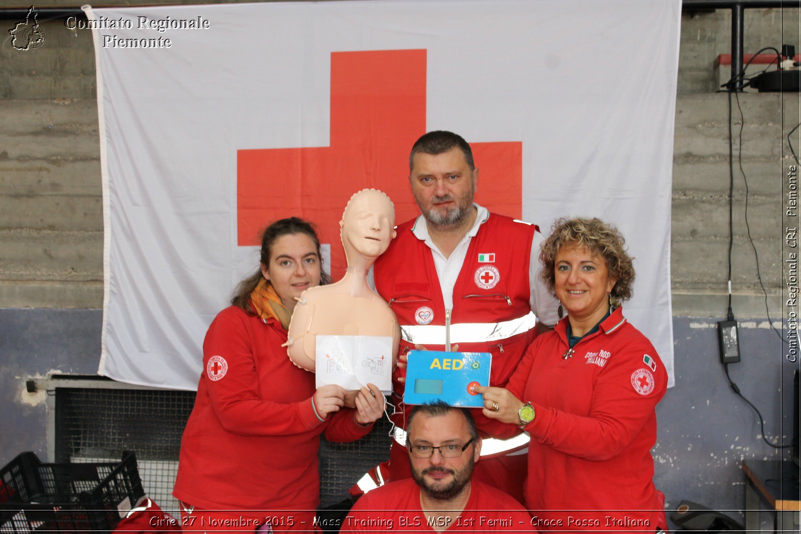 Cirie 27 Novembre 2015 - Mass Training BLS MSP Ist Fermi - Croce Rossa Italiana- Comitato Regionale del Piemonte