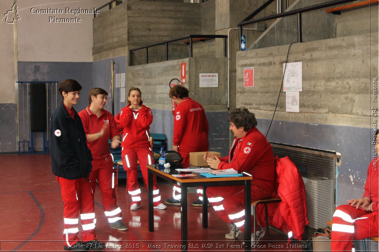 Cirie 27 Novembre 2015 - Mass Training BLS MSP Ist Fermi - Croce Rossa Italiana- Comitato Regionale del Piemonte