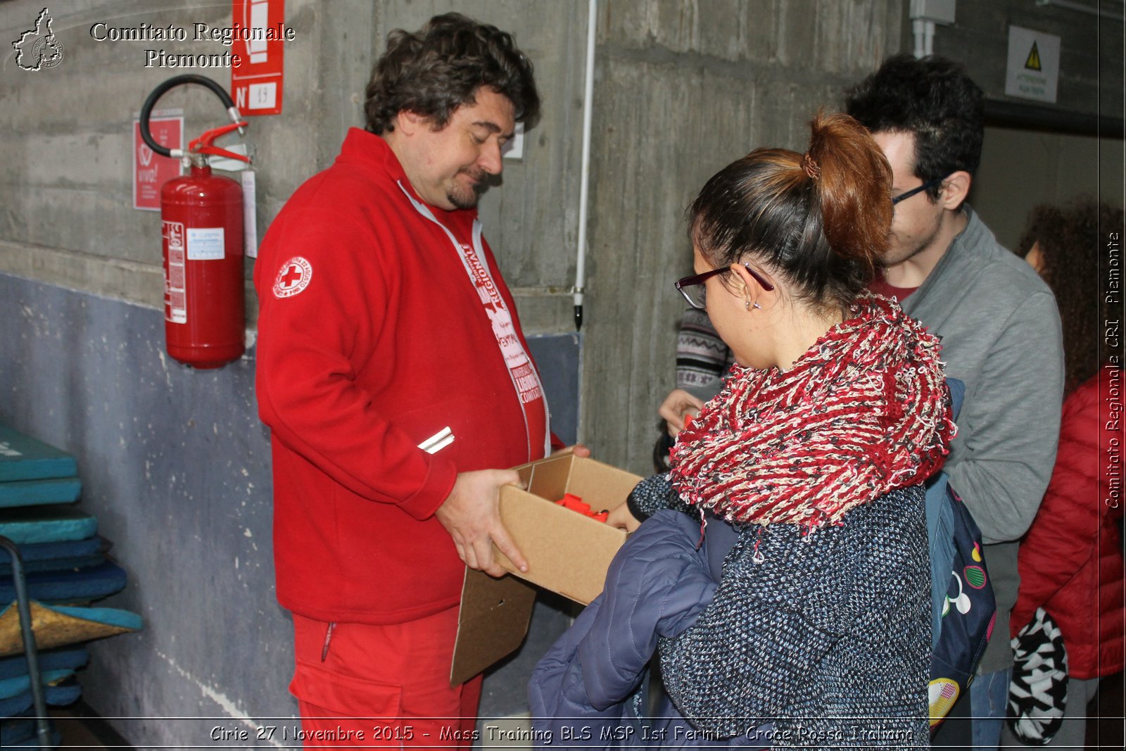 Cirie 27 Novembre 2015 - Mass Training BLS MSP Ist Fermi - Croce Rossa Italiana- Comitato Regionale del Piemonte