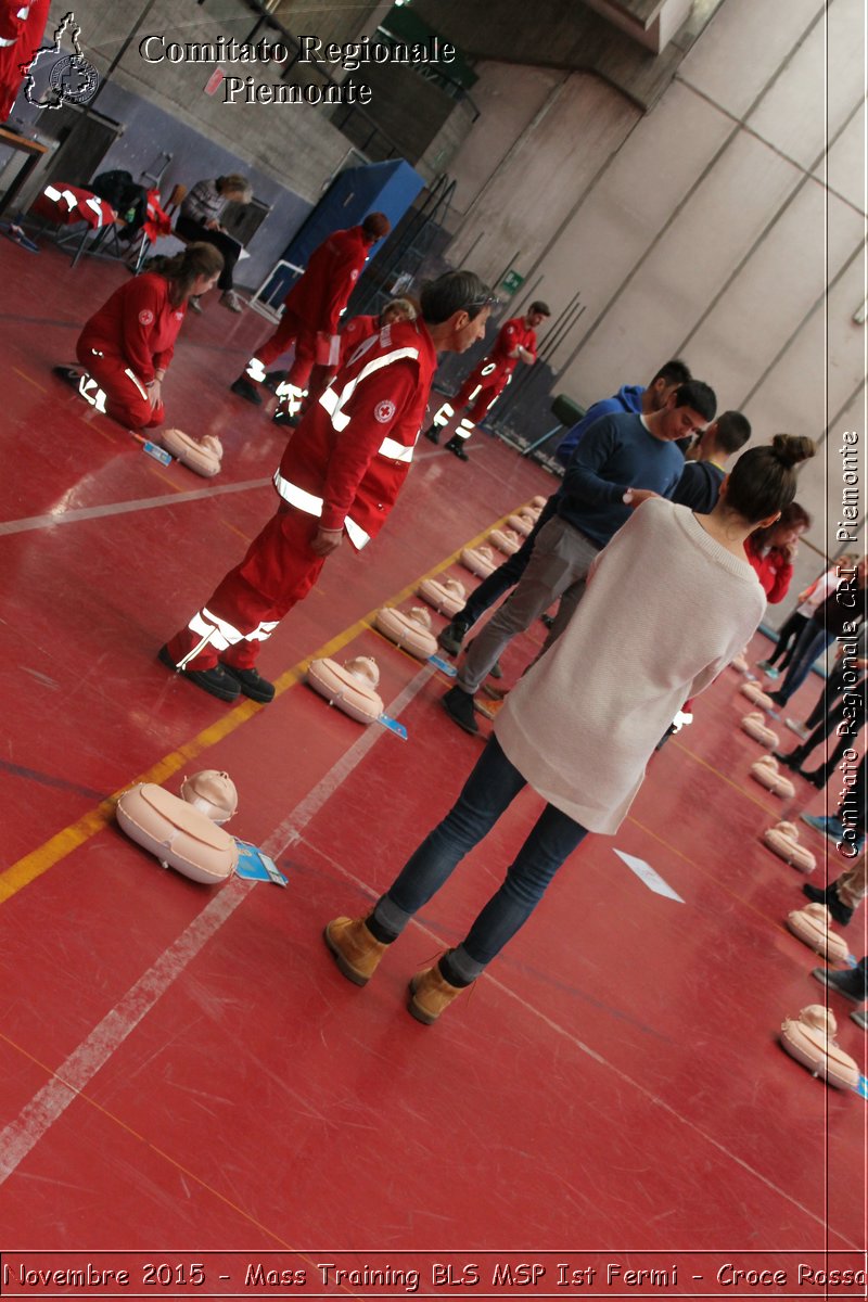 Cirie 27 Novembre 2015 - Mass Training BLS MSP Ist Fermi - Croce Rossa Italiana- Comitato Regionale del Piemonte