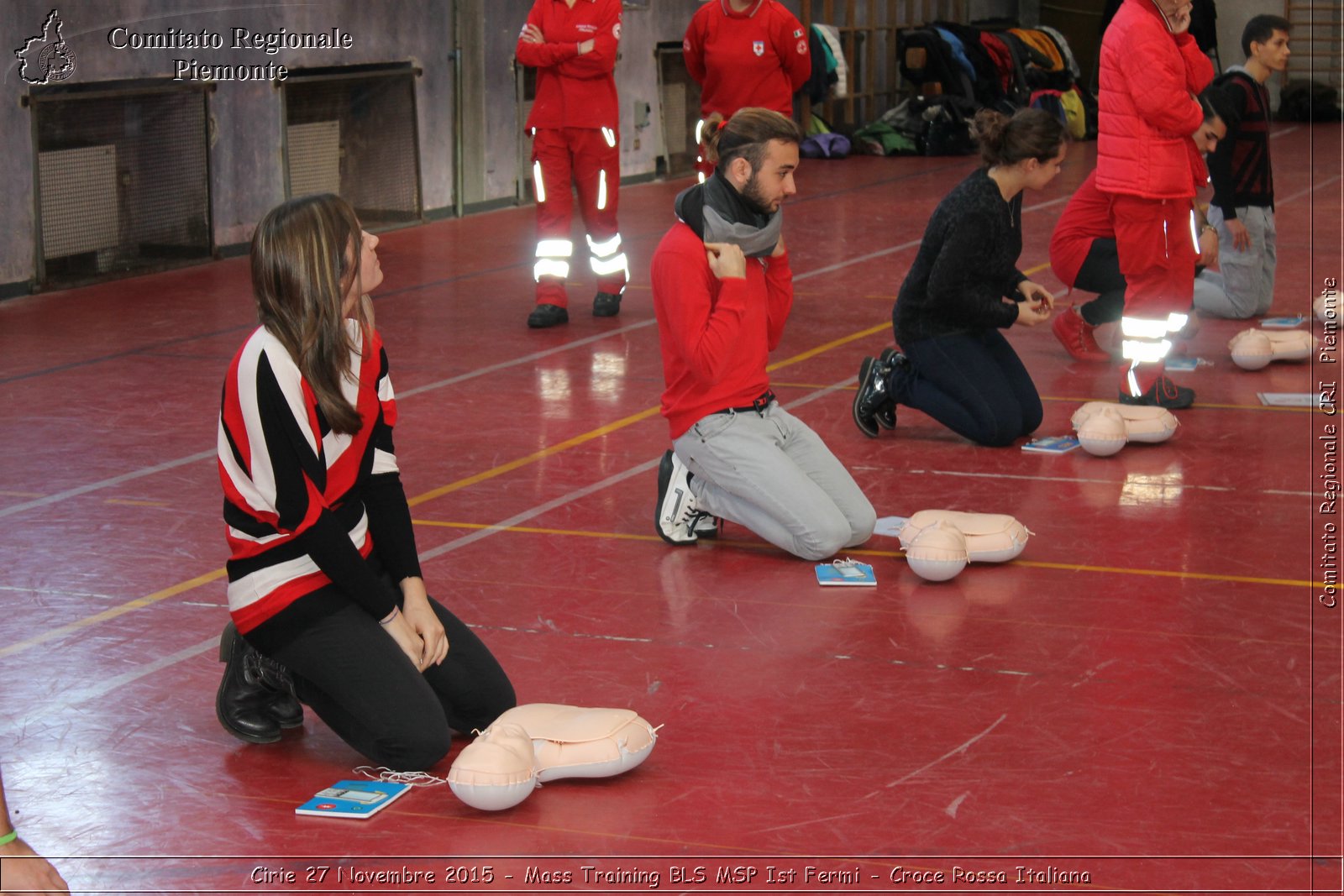 Cirie 27 Novembre 2015 - Mass Training BLS MSP Ist Fermi - Croce Rossa Italiana- Comitato Regionale del Piemonte