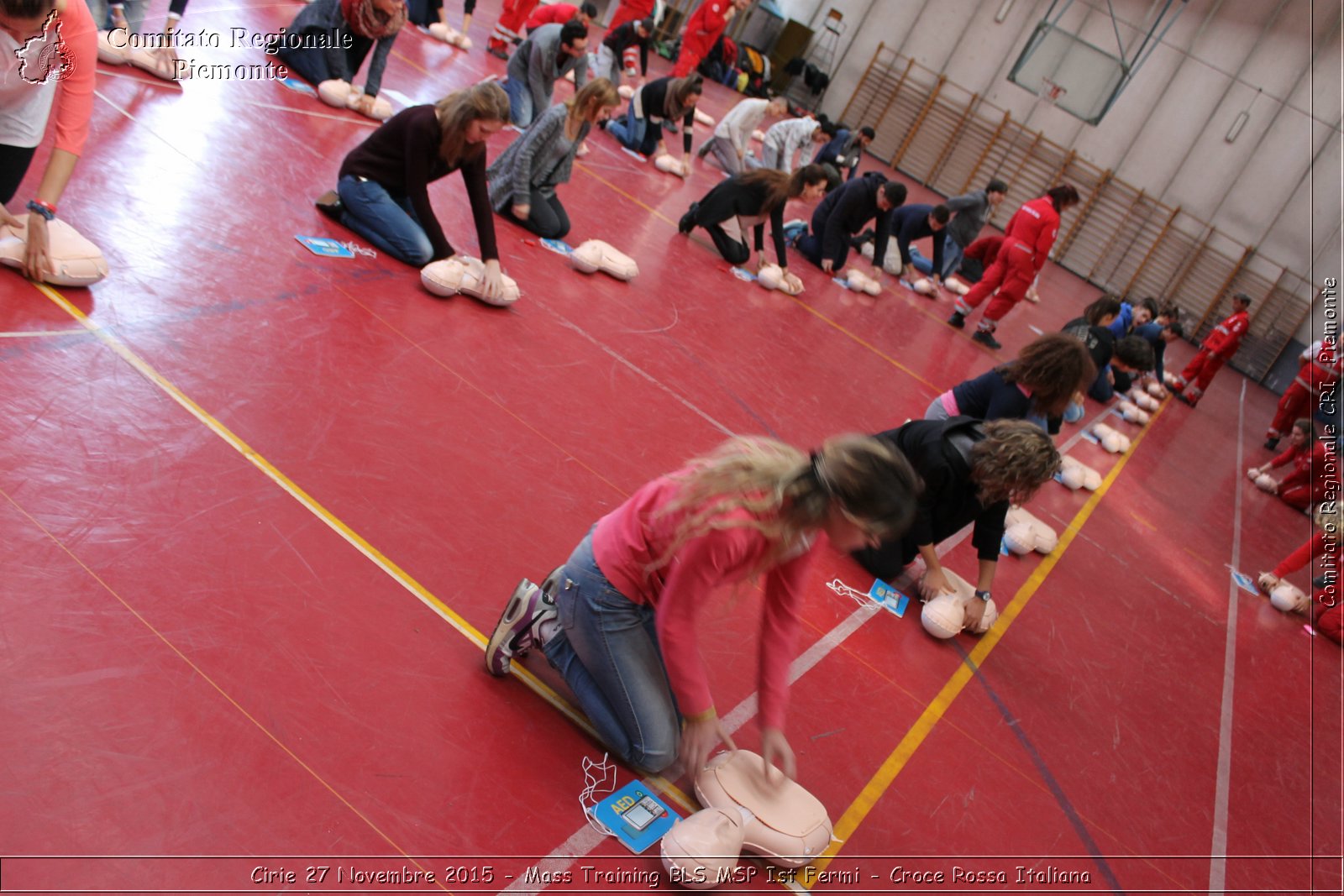 Cirie 27 Novembre 2015 - Mass Training BLS MSP Ist Fermi - Croce Rossa Italiana- Comitato Regionale del Piemonte