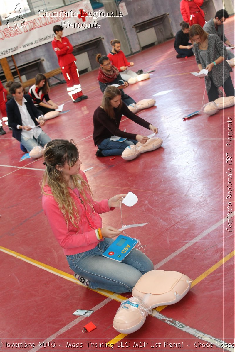 Cirie 27 Novembre 2015 - Mass Training BLS MSP Ist Fermi - Croce Rossa Italiana- Comitato Regionale del Piemonte