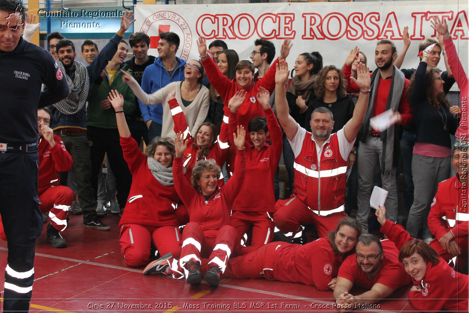 Cirie 27 Novembre 2015 - Mass Training BLS MSP Ist Fermi - Croce Rossa Italiana- Comitato Regionale del Piemonte