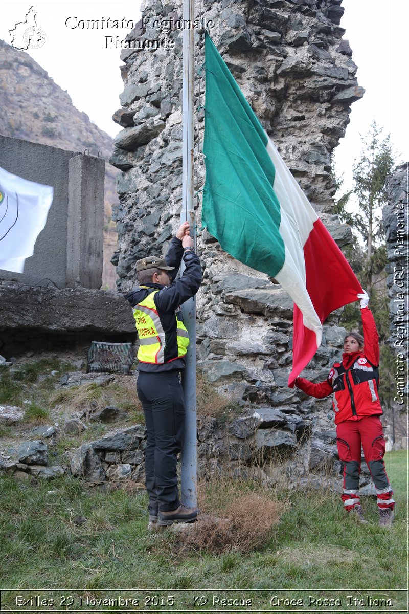 Exilles 29 Novembre 2015 - K9 Rescue - Croce Rossa Italiana- Comitato Regionale del Piemonte