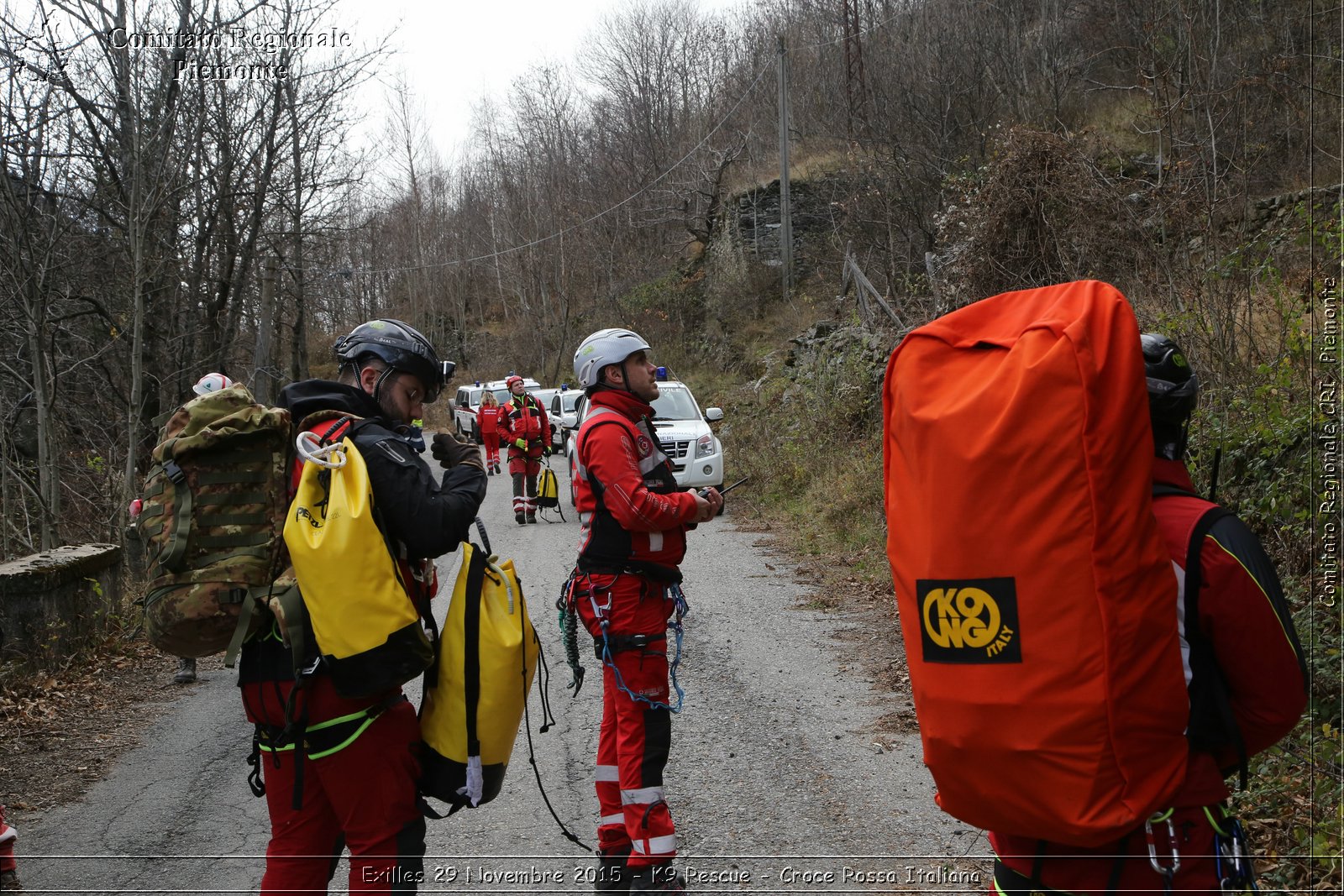 Exilles 29 Novembre 2015 - K9 Rescue - Croce Rossa Italiana- Comitato Regionale del Piemonte