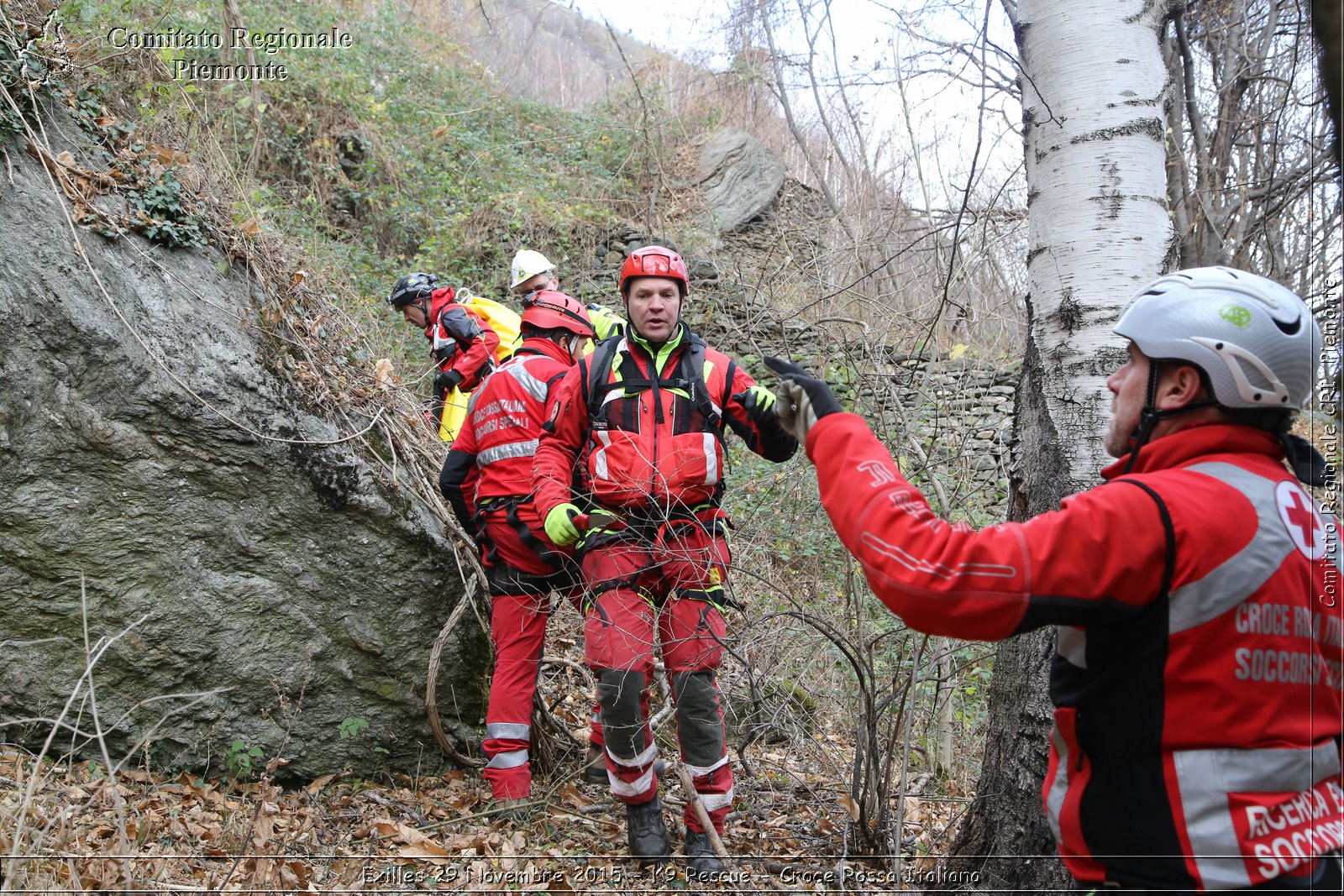 Exilles 29 Novembre 2015 - K9 Rescue - Croce Rossa Italiana- Comitato Regionale del Piemonte