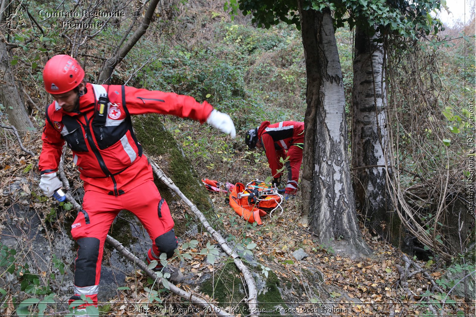 Exilles 29 Novembre 2015 - K9 Rescue - Croce Rossa Italiana- Comitato Regionale del Piemonte