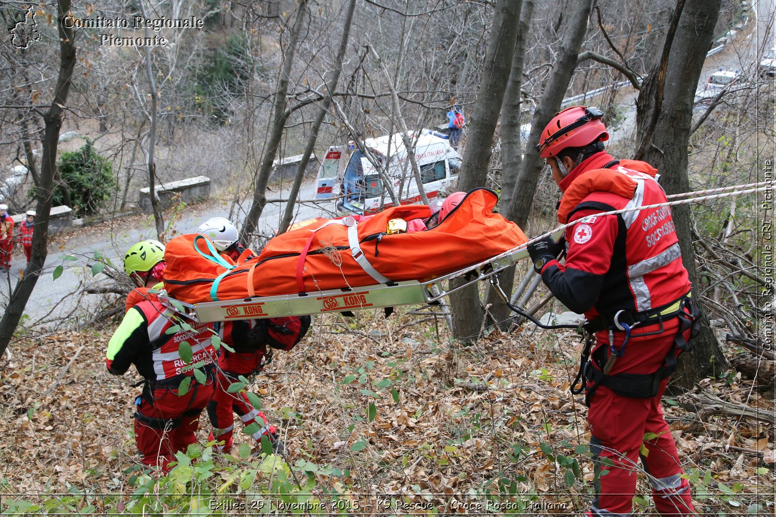 Exilles 29 Novembre 2015 - K9 Rescue - Croce Rossa Italiana- Comitato Regionale del Piemonte