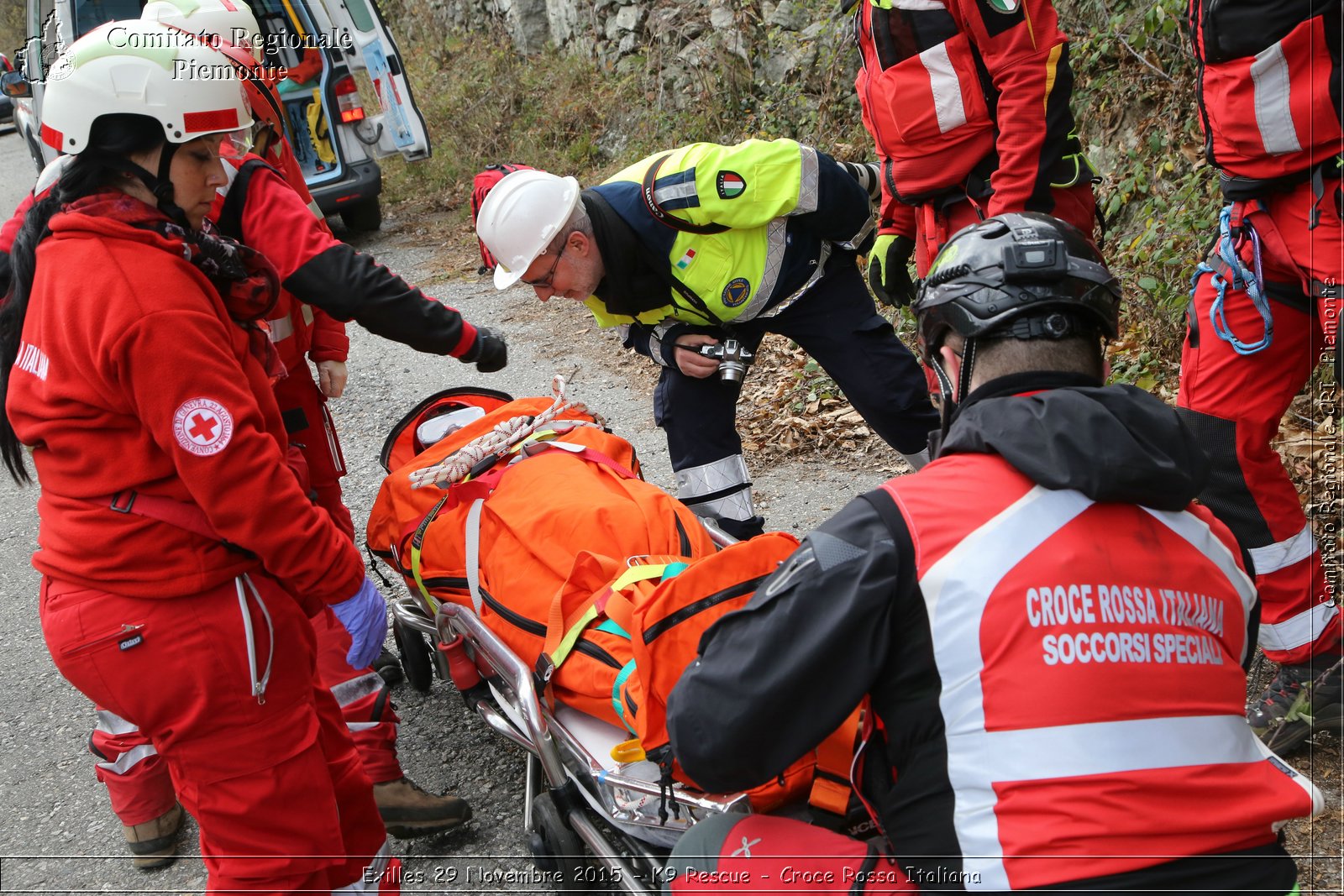 Exilles 29 Novembre 2015 - K9 Rescue - Croce Rossa Italiana- Comitato Regionale del Piemonte