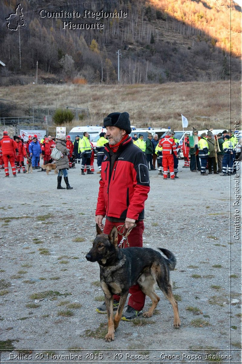 Exilles 29 Novembre 2015 - K9 Rescue - Croce Rossa Italiana- Comitato Regionale del Piemonte