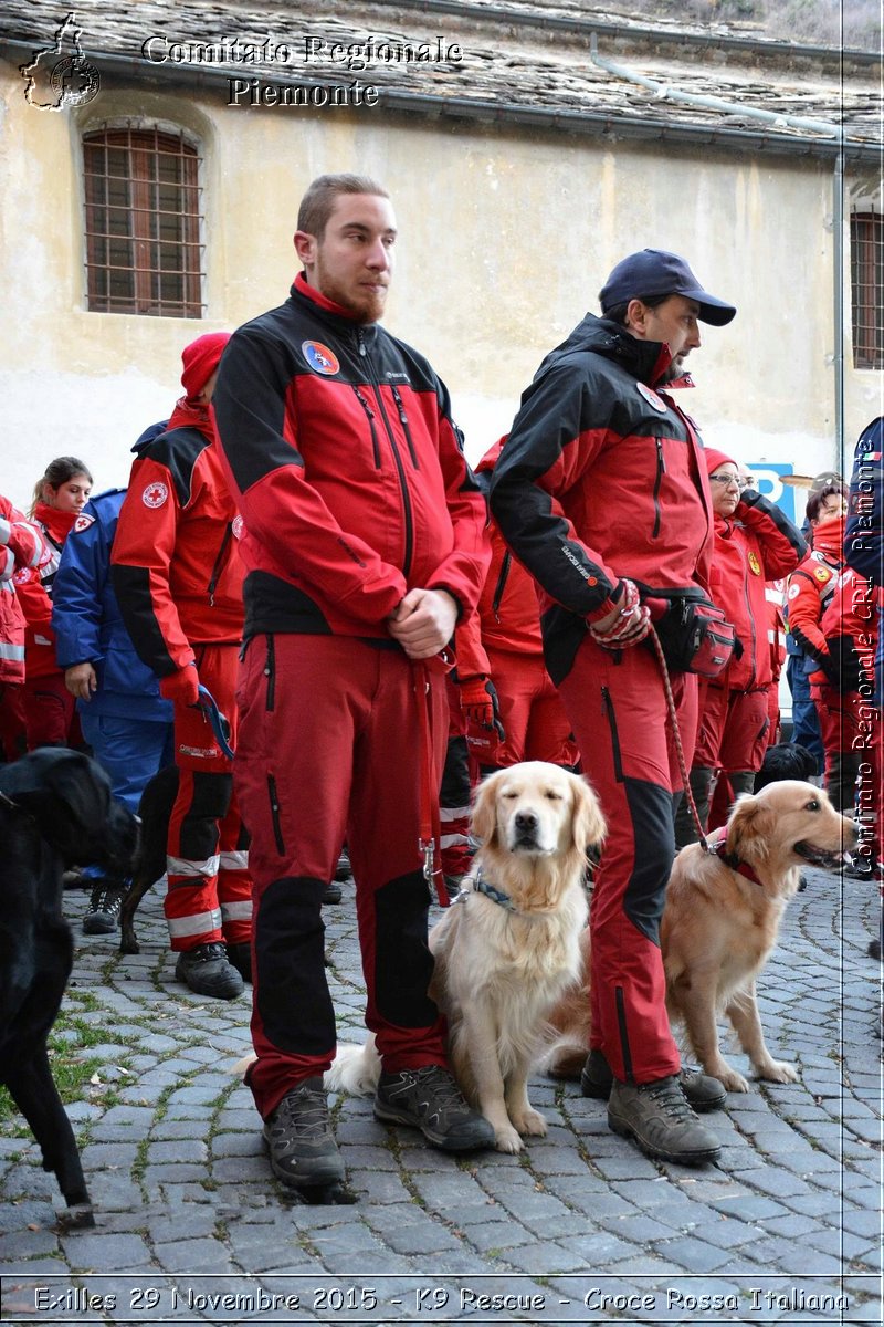 Exilles 29 Novembre 2015 - K9 Rescue - Croce Rossa Italiana- Comitato Regionale del Piemonte