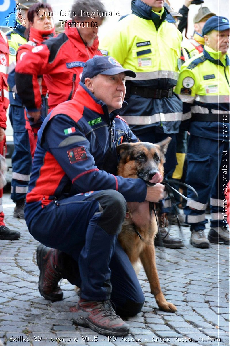 Exilles 29 Novembre 2015 - K9 Rescue - Croce Rossa Italiana- Comitato Regionale del Piemonte