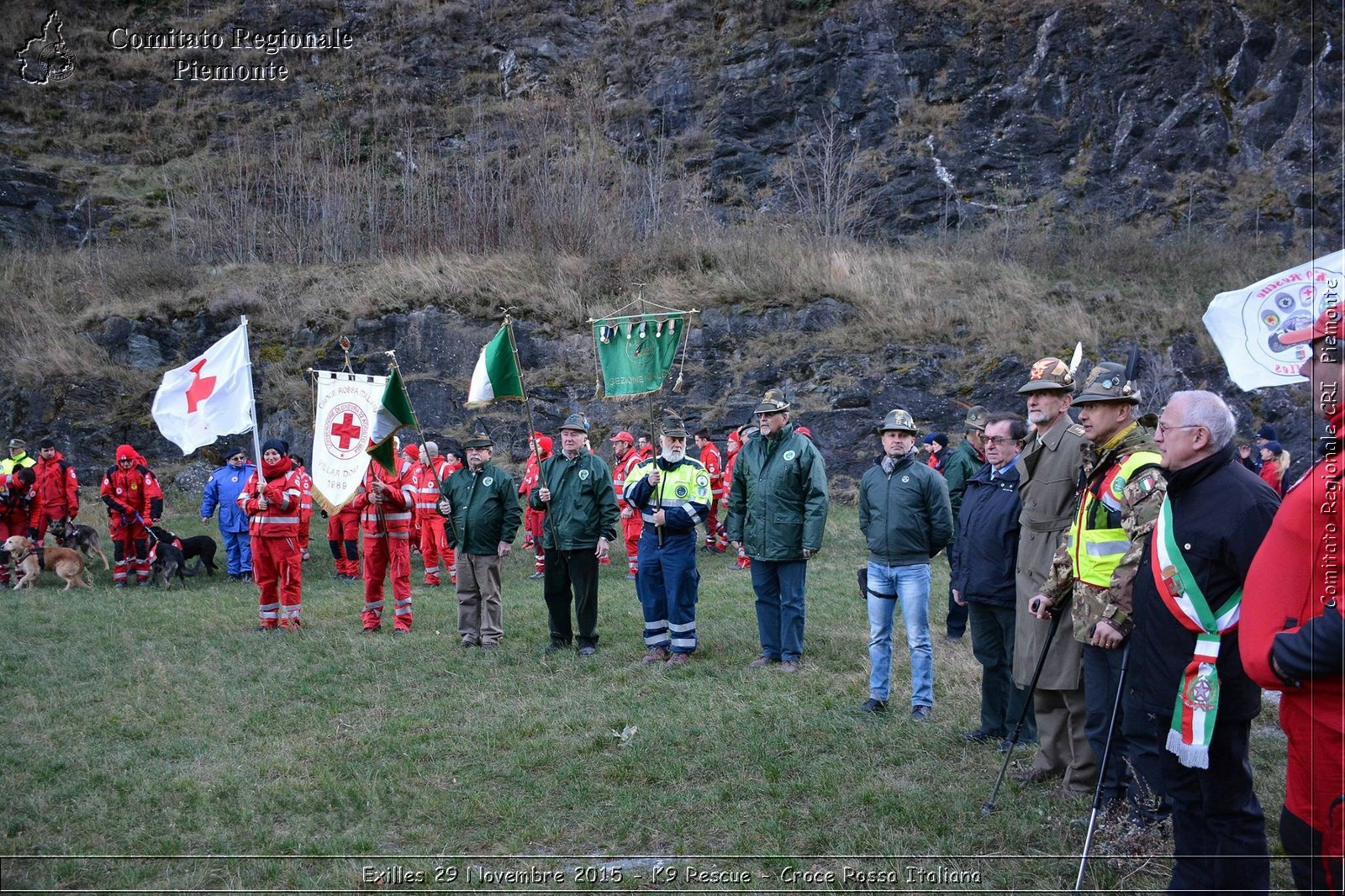 Exilles 29 Novembre 2015 - K9 Rescue - Croce Rossa Italiana- Comitato Regionale del Piemonte