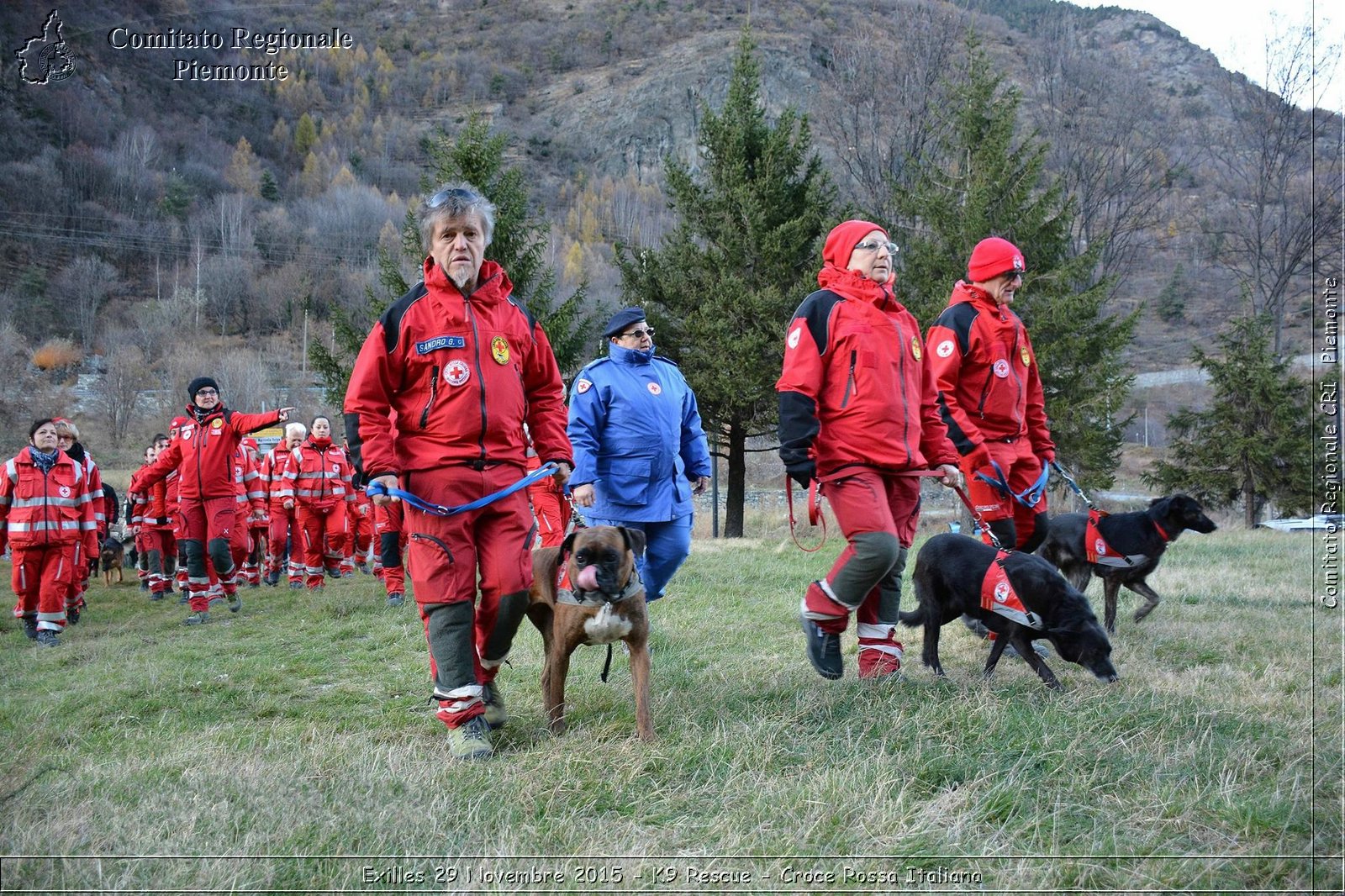 Exilles 29 Novembre 2015 - K9 Rescue - Croce Rossa Italiana- Comitato Regionale del Piemonte