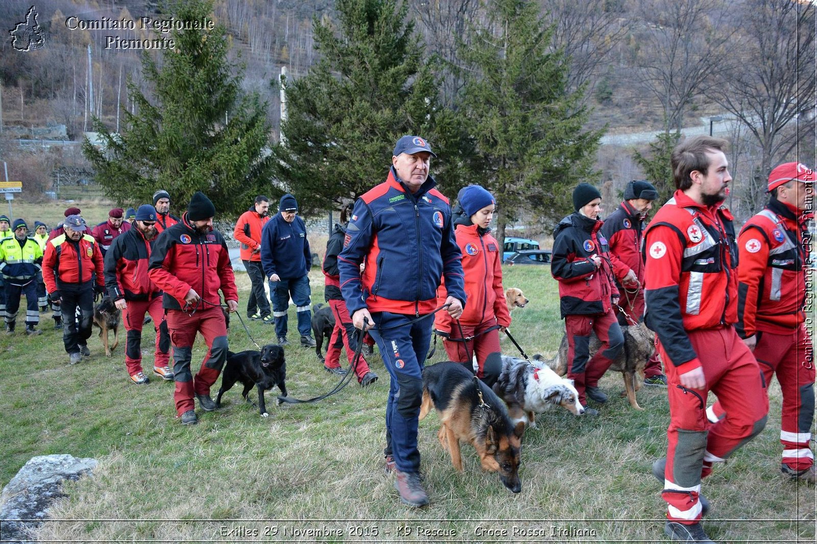 Exilles 29 Novembre 2015 - K9 Rescue - Croce Rossa Italiana- Comitato Regionale del Piemonte