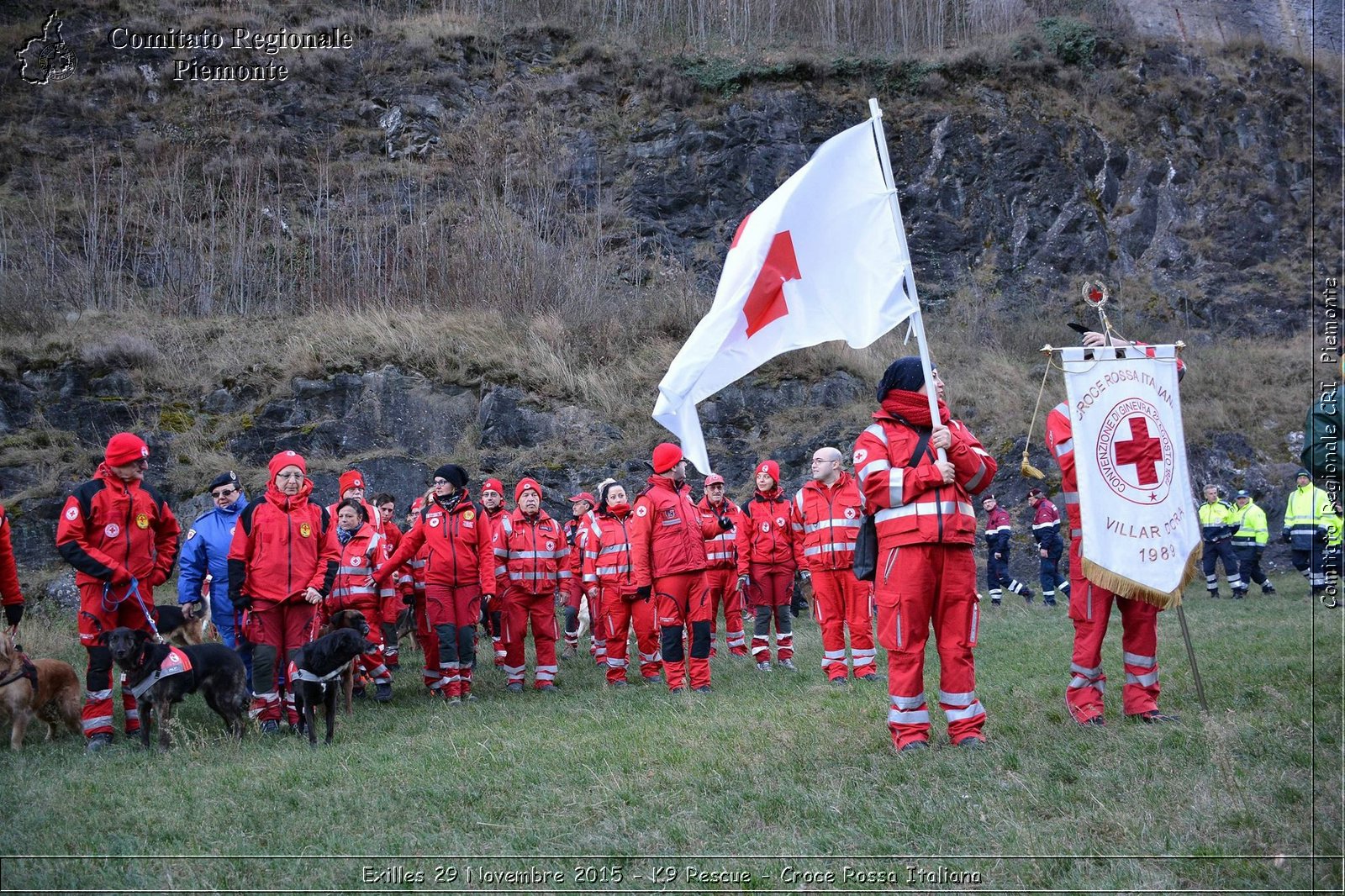 Exilles 29 Novembre 2015 - K9 Rescue - Croce Rossa Italiana- Comitato Regionale del Piemonte