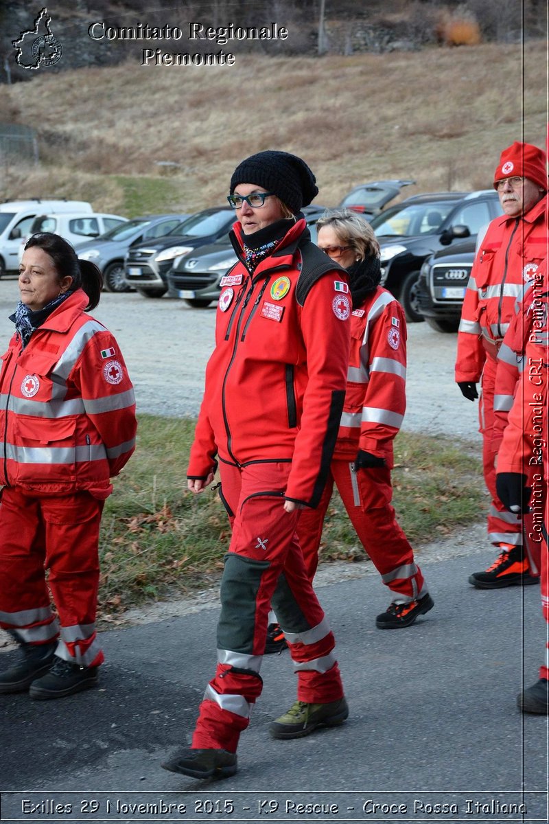 Exilles 29 Novembre 2015 - K9 Rescue - Croce Rossa Italiana- Comitato Regionale del Piemonte